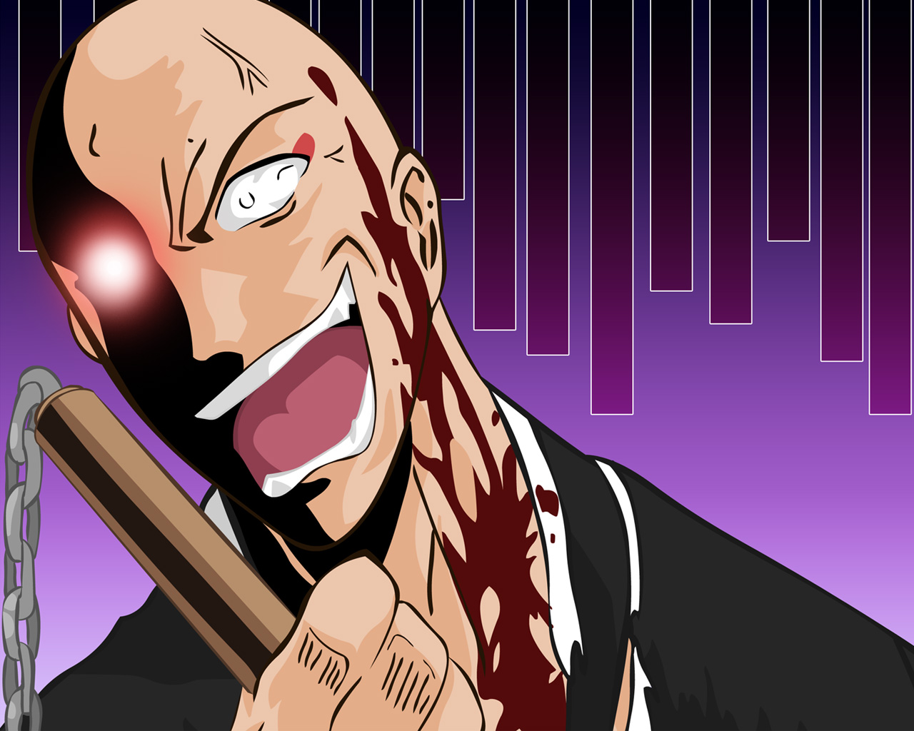 Laden Sie das Bleach, Animes, Ikkaku Madarame-Bild kostenlos auf Ihren PC-Desktop herunter