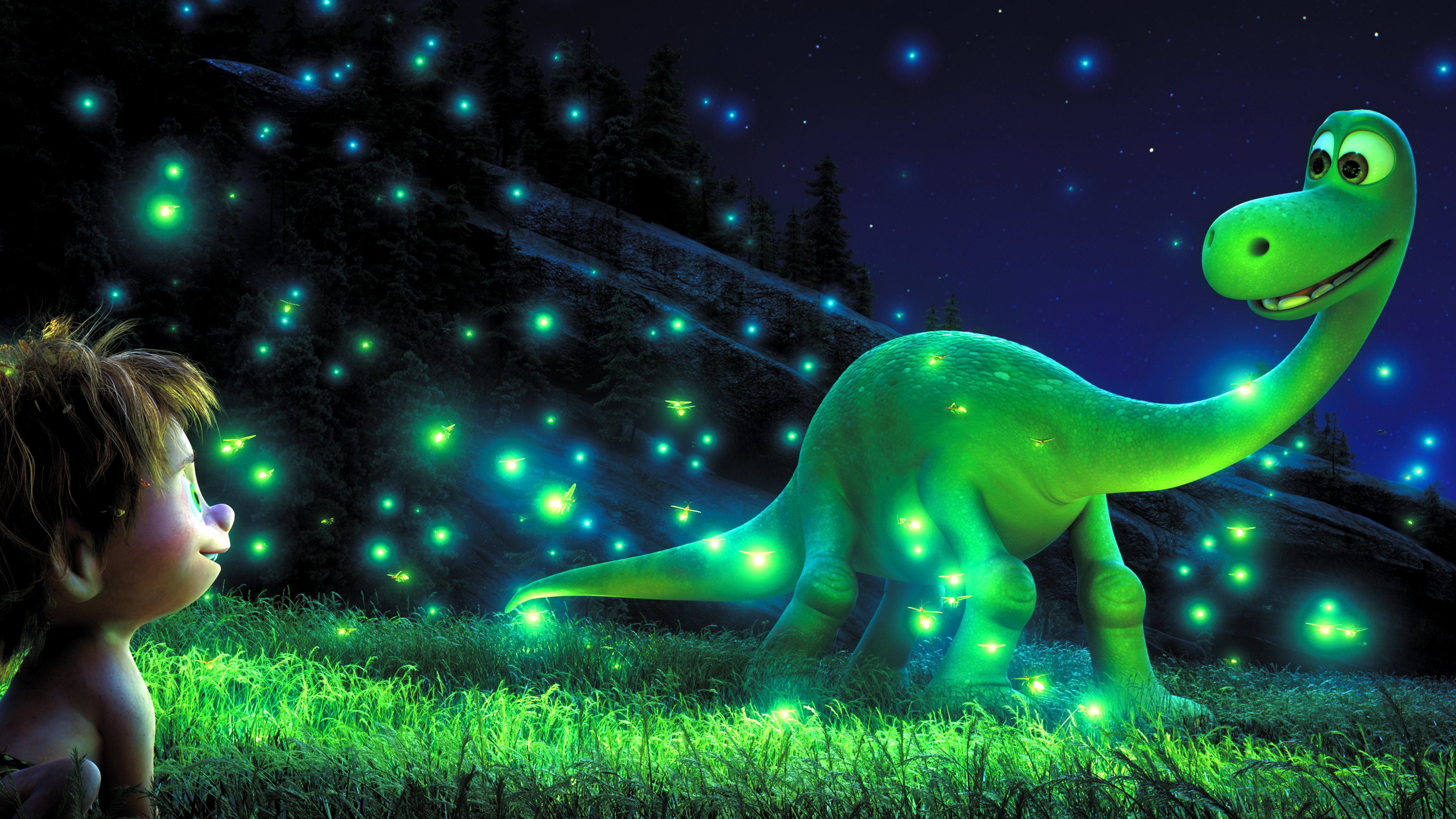 Завантажити шпалери Добрий Динозавр на телефон безкоштовно