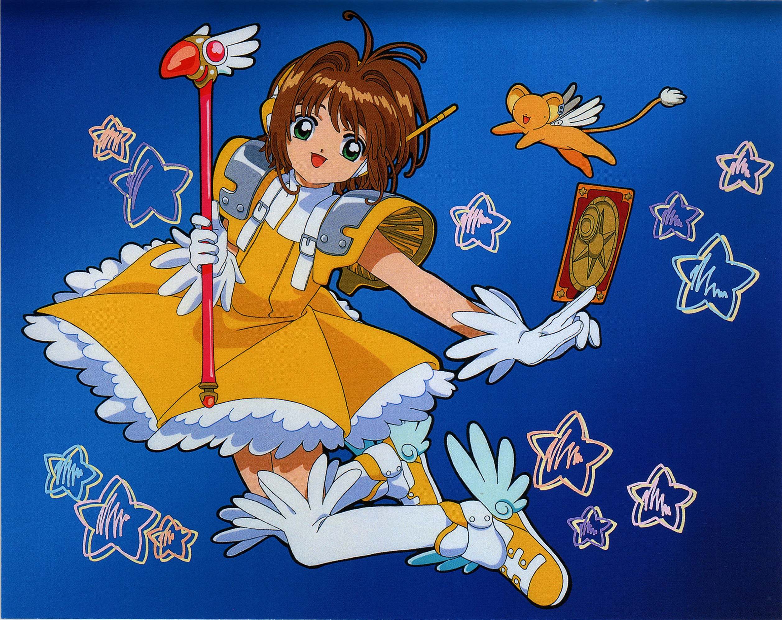 Descarga gratis la imagen Animado, Sakura Cazadora De Cartas, Sakura Kinomoto, Keroberos (Card Captor Sakura) en el escritorio de tu PC