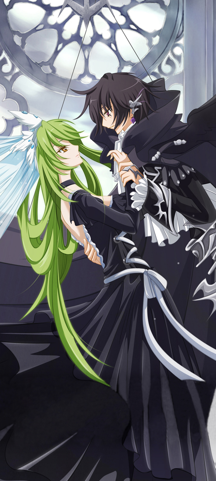 Baixar papel de parede para celular de Anime, Lelouch Lamperouge, Código Geass, C C (Código Geass) gratuito.