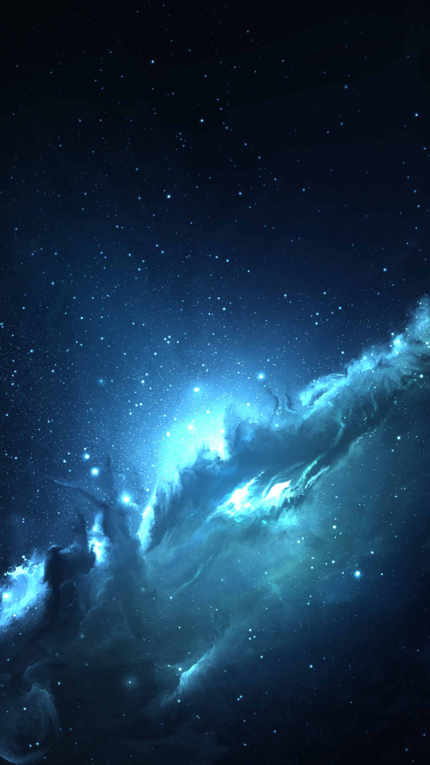 無料モバイル壁紙青い, 星雲, スペース, Sfをダウンロードします。