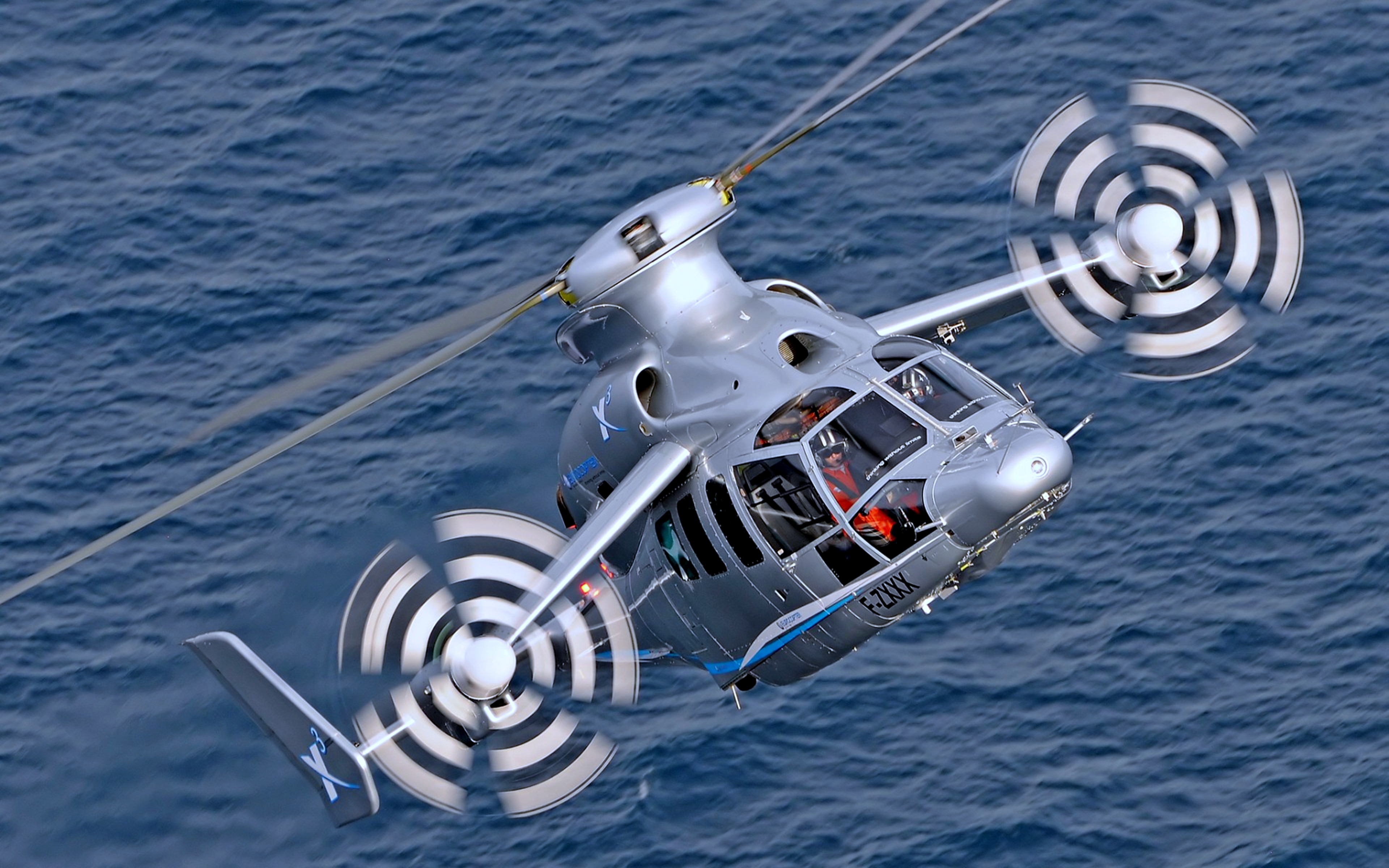356878 descargar fondo de pantalla vehículos, eurocóptero x3, aeronaves, eurocopter, helicóptero, mar, aeronave: protectores de pantalla e imágenes gratis