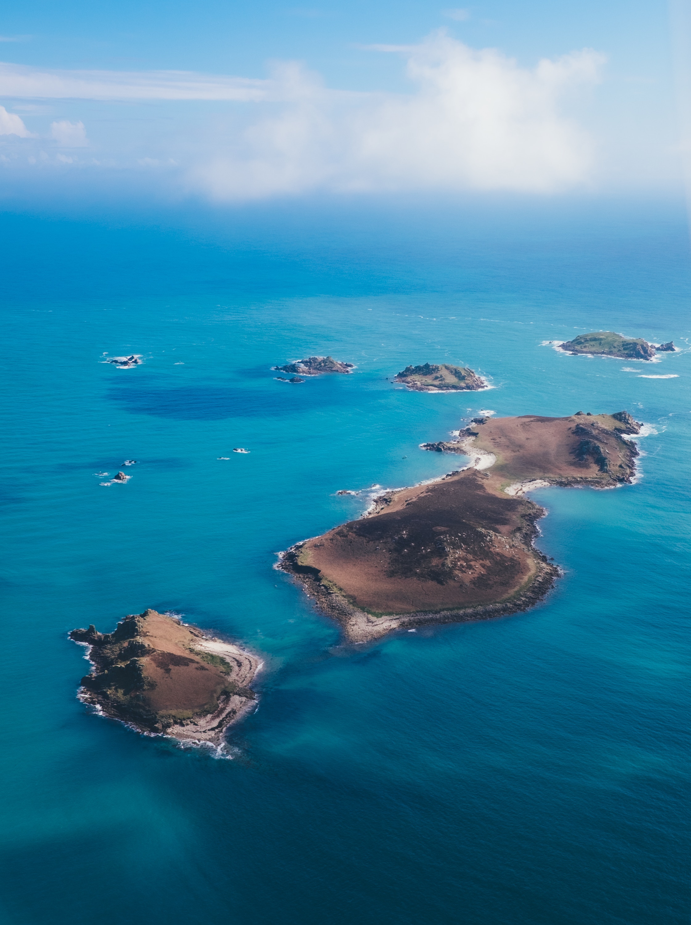 Free download wallpaper Nature, Islands, View From Above, Ocean on your PC desktop
