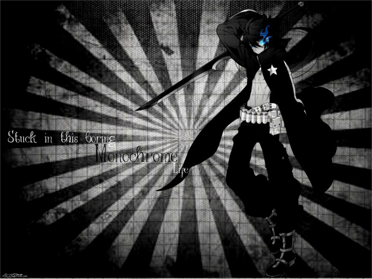 Free download wallpaper Anime, Black Rock Shooter on your PC desktop