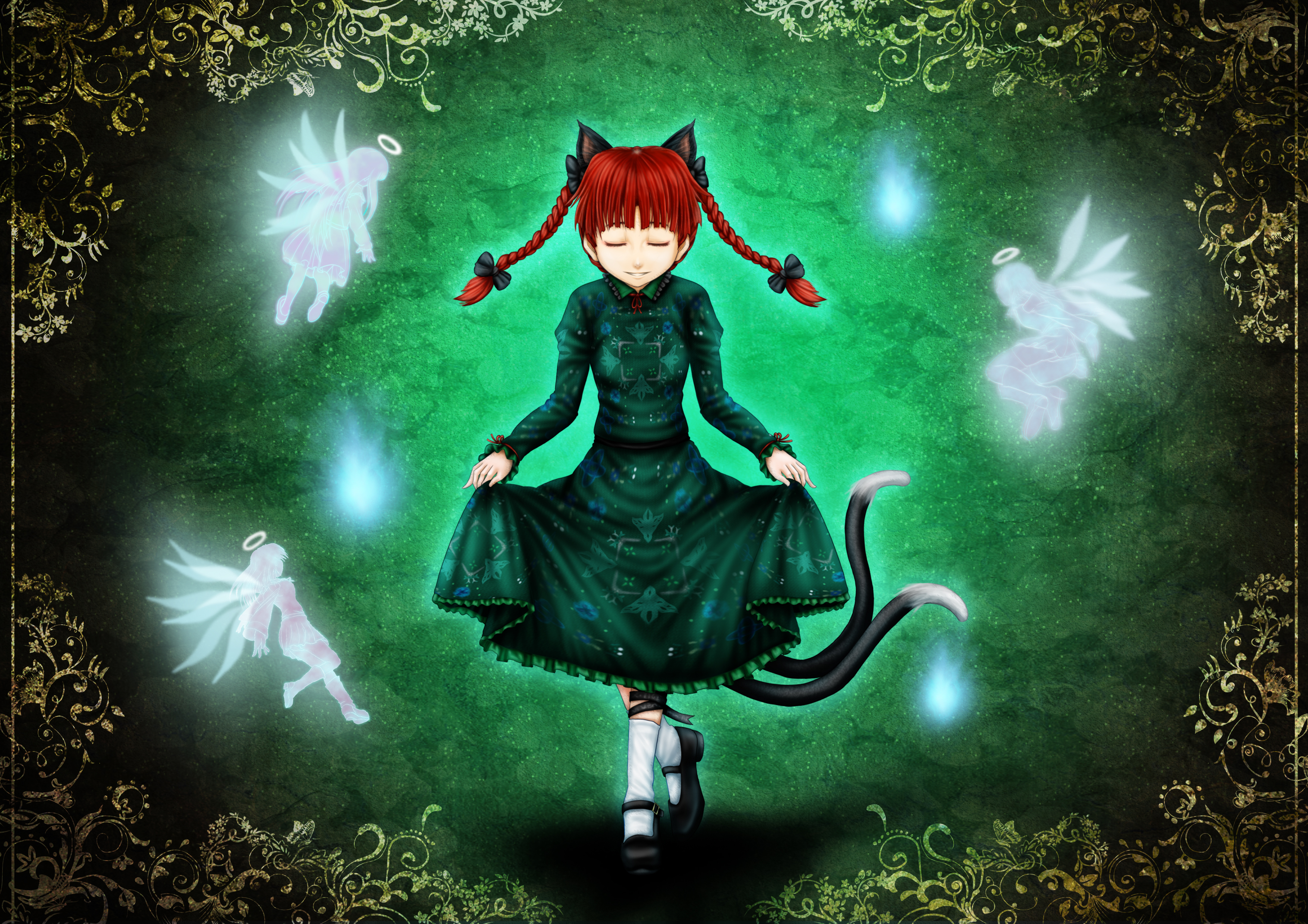 Laden Sie das Animes, Tuhu, Rin Kaenbyou-Bild kostenlos auf Ihren PC-Desktop herunter