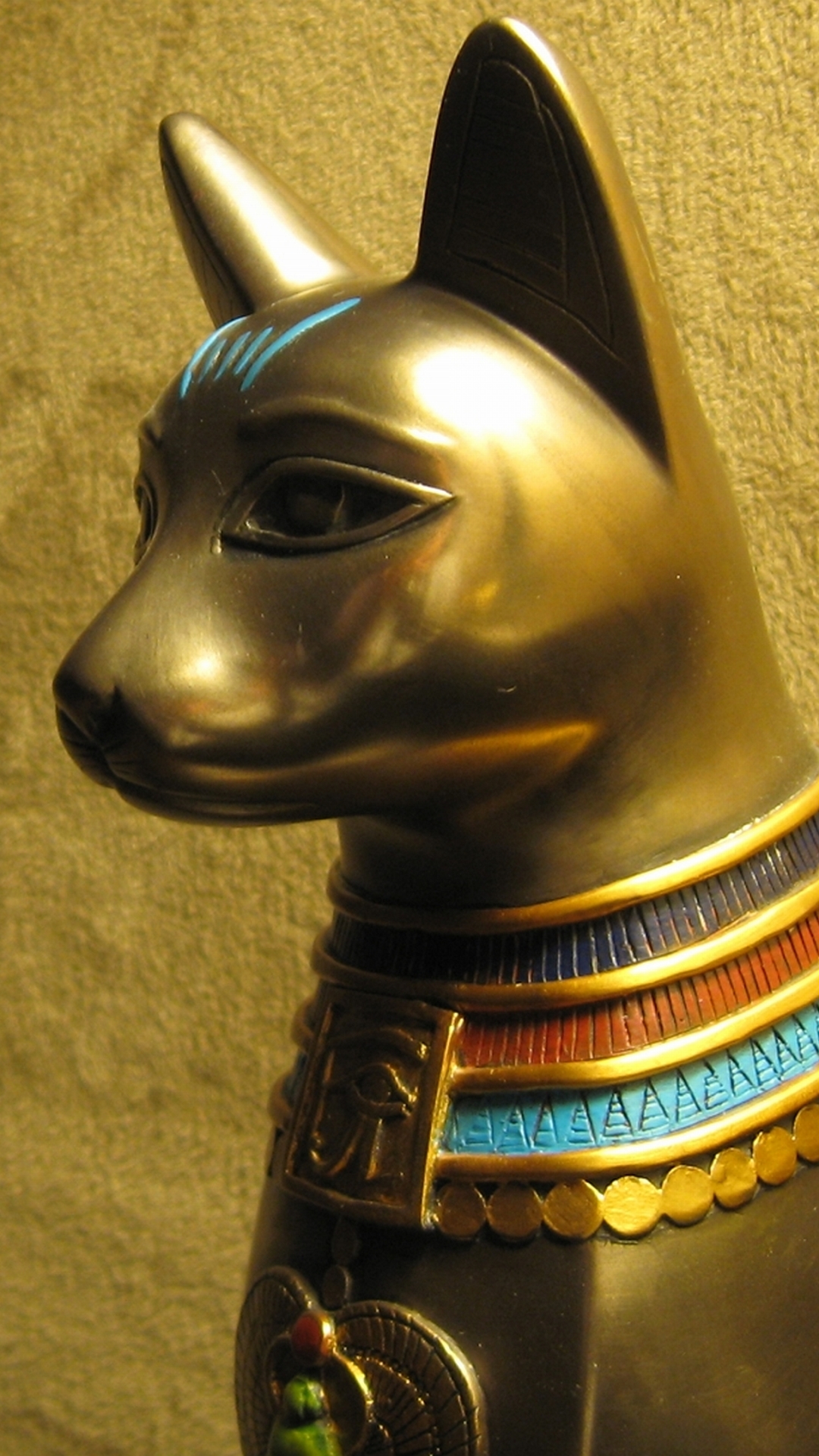 egyptian golden statue, man made, statue