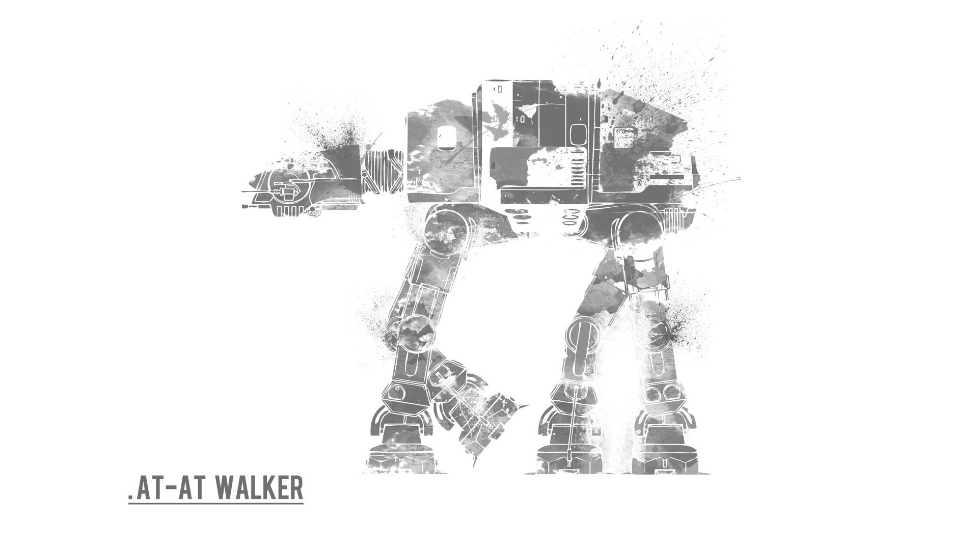 Laden Sie das Science Fiction, Krieg Der Sterne, At At Walker-Bild kostenlos auf Ihren PC-Desktop herunter