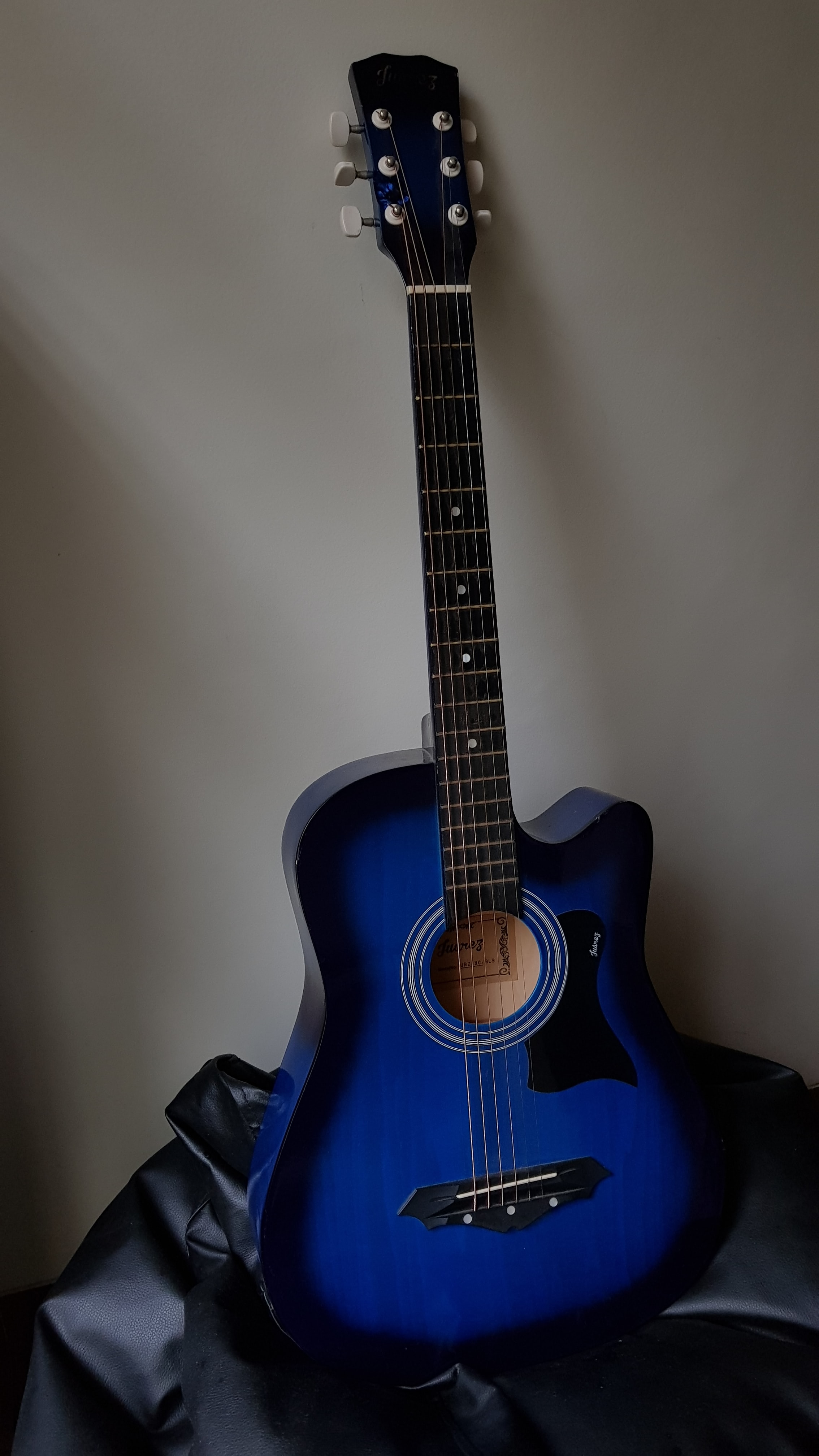 blue, guitar, music, musical instrument Full HD