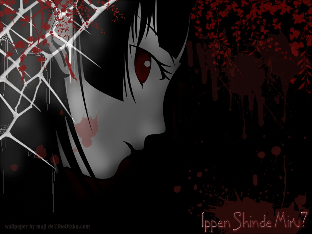 Handy-Wallpaper Animes, Jigoku Shōjo kostenlos herunterladen.