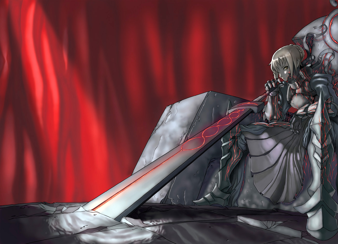 anime, fate/stay night, saber alter, fate series