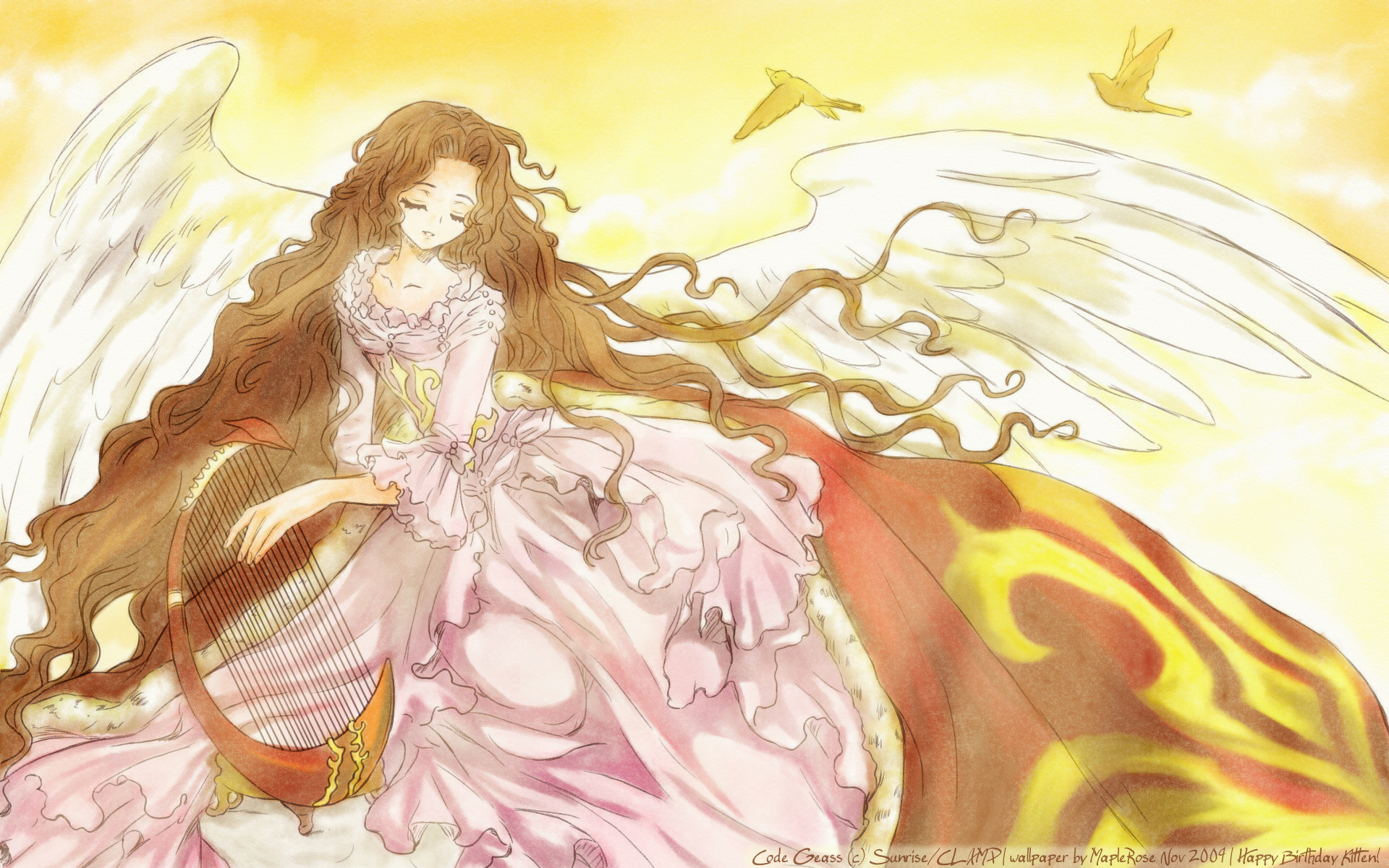 Free download wallpaper Anime, Code Geass, Nunnally Lamperouge on your PC desktop