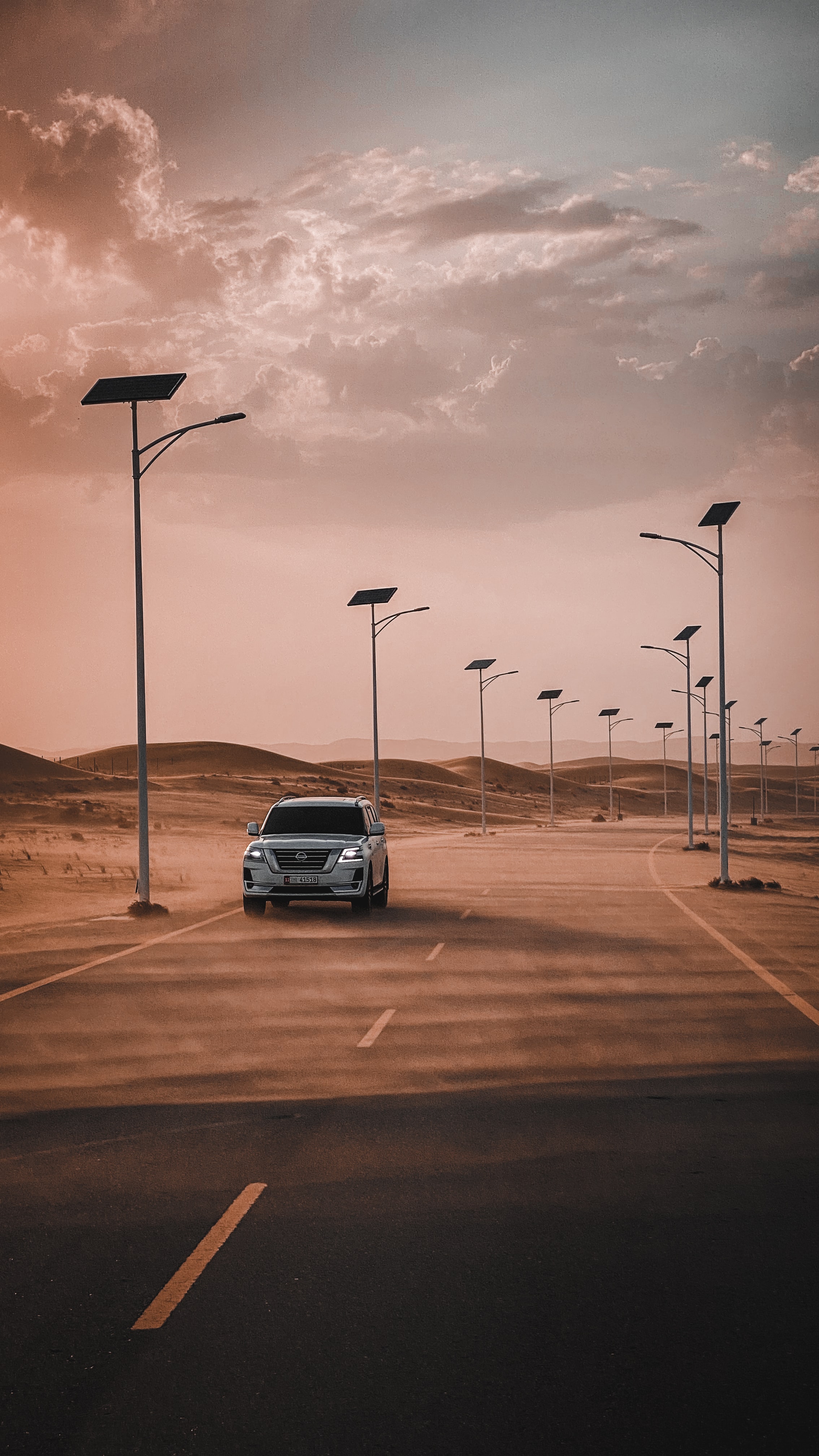 suv, nissan, desert, cars, road, car HD wallpaper