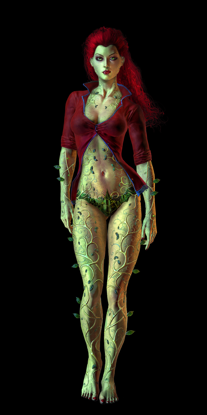 Handy-Wallpaper Comics, Poison Ivy Die Tödliche Umarmung kostenlos herunterladen.