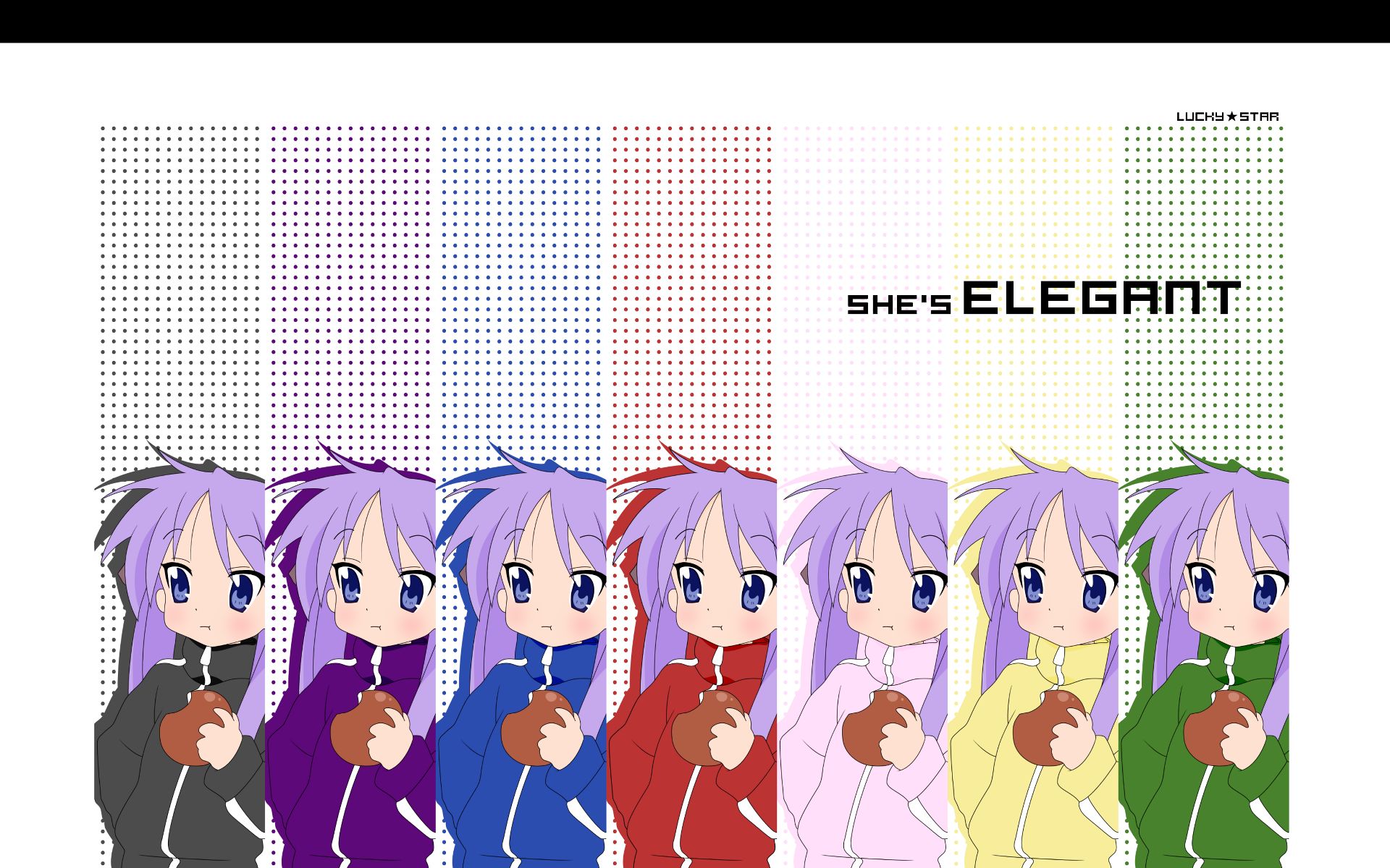 Free download wallpaper Anime, Pink, Violet, Lucky Star, Kagami Hiiragi on your PC desktop