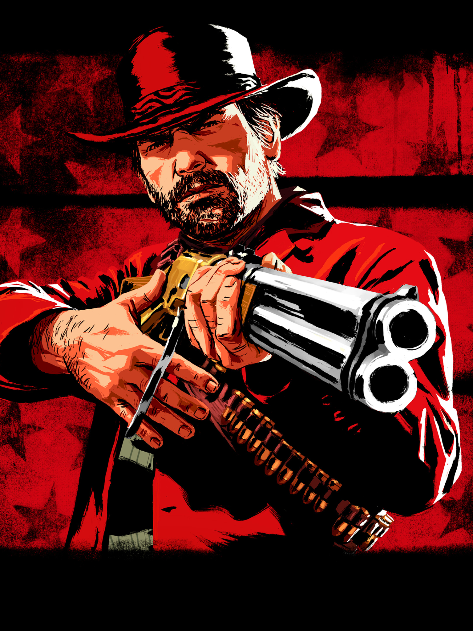 Laden Sie das Computerspiele, Red Dead Redemption 2, Artur Morgan, Roter Tot-Bild kostenlos auf Ihren PC-Desktop herunter