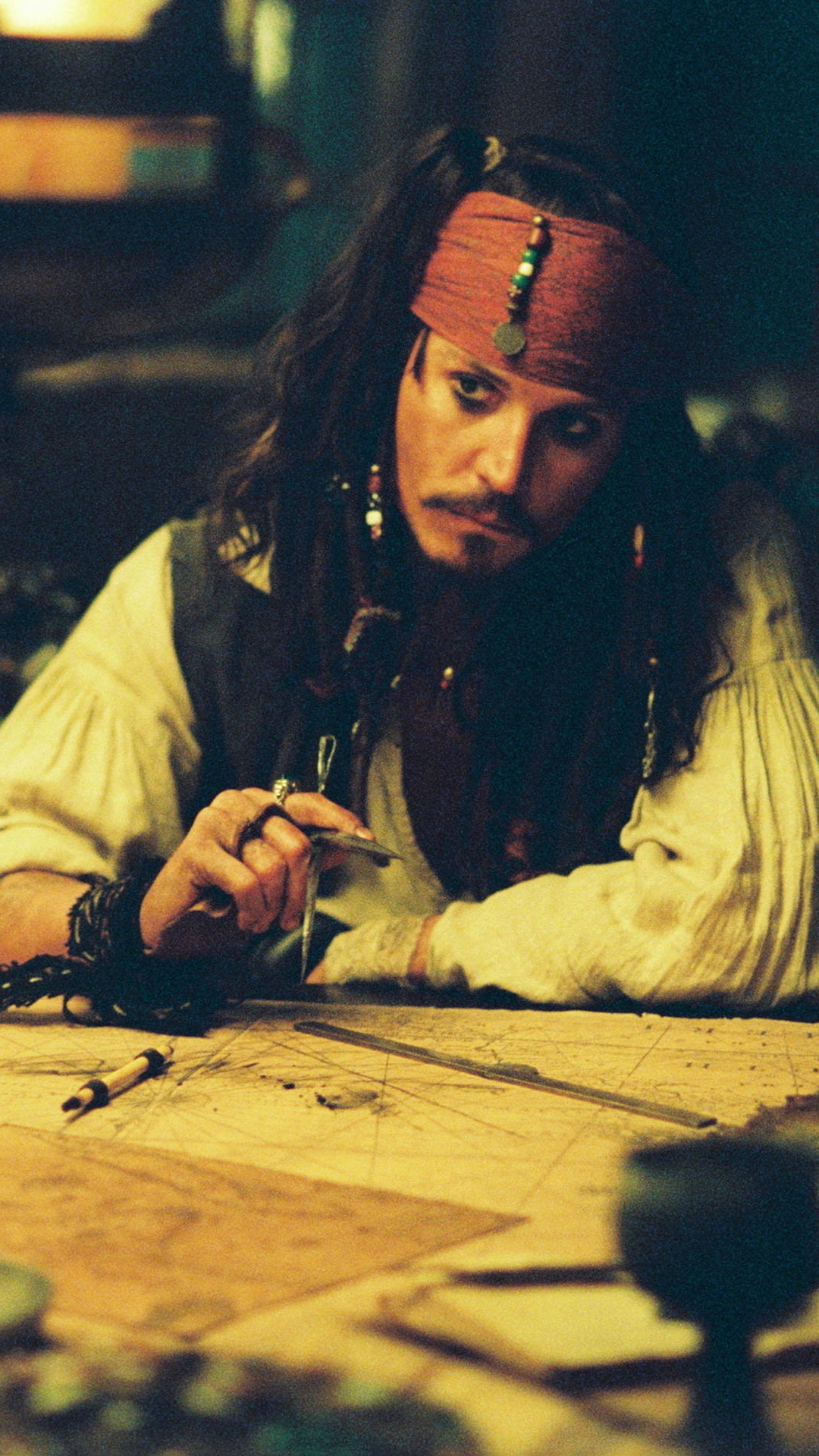 Baixar papel de parede para celular de Piratas Do Caribe, Johnny Depp, Filme, Jack Sparrow, Piratas Do Caribe: O Baú Da Morte gratuito.