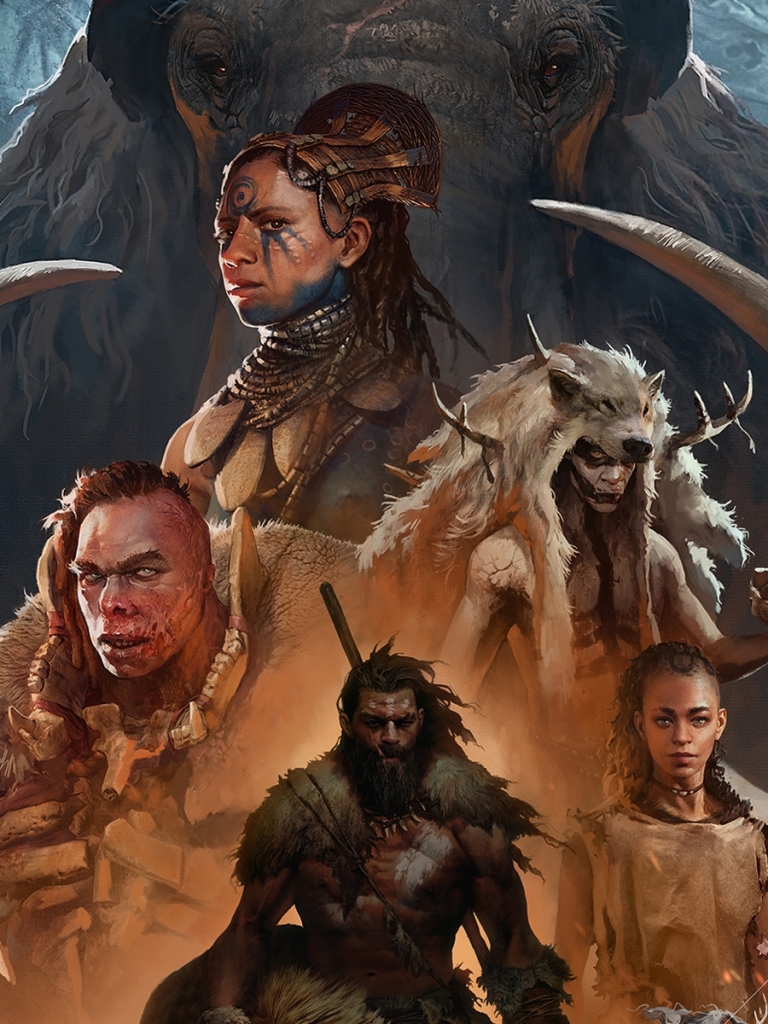 Download mobile wallpaper Warrior, Mammoth, Video Game, Far Cry, Far Cry Primal for free.