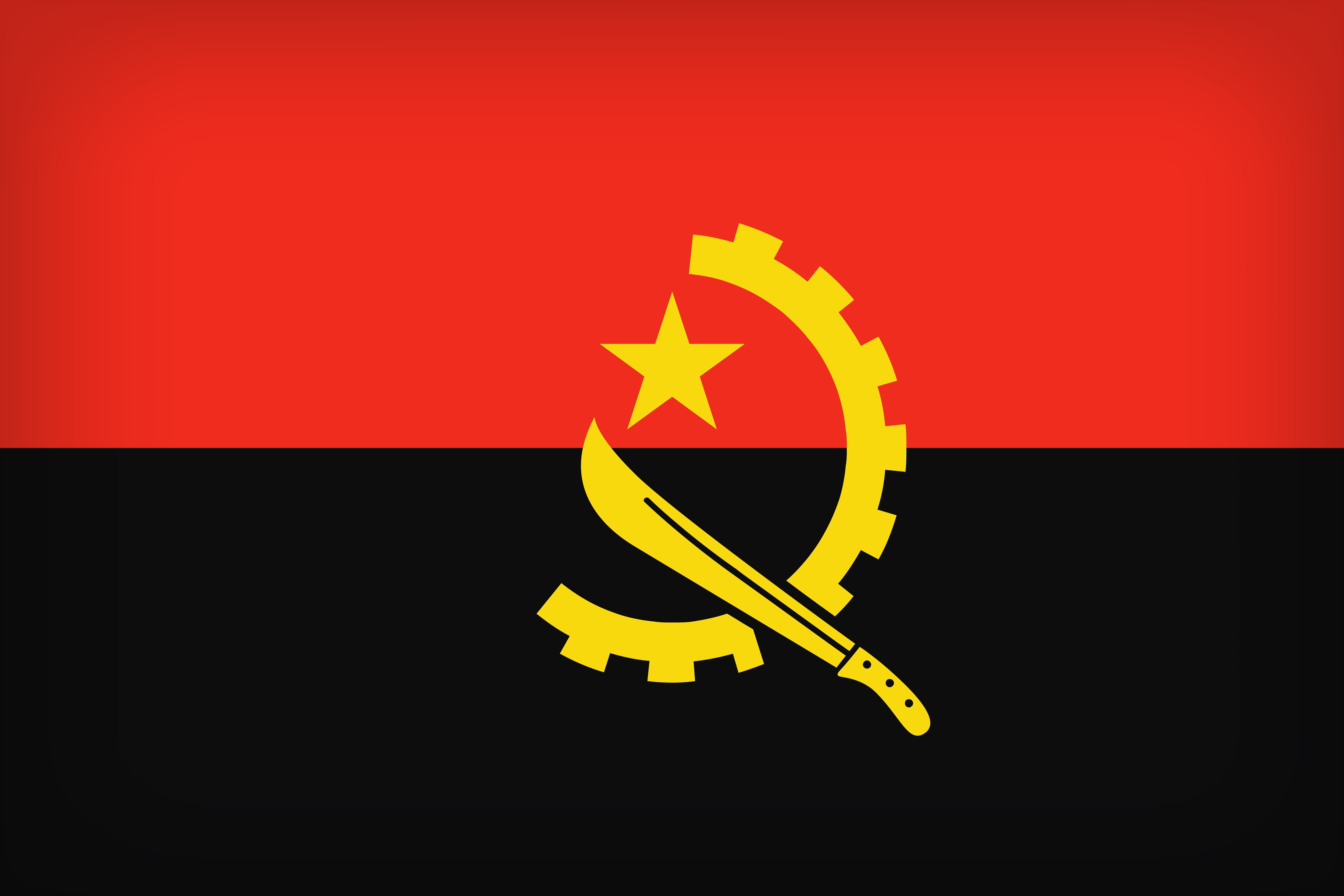 Descarga gratuita de fondo de pantalla para móvil de Banderas, Bandera, Miscelaneo, Bandera De Angola.