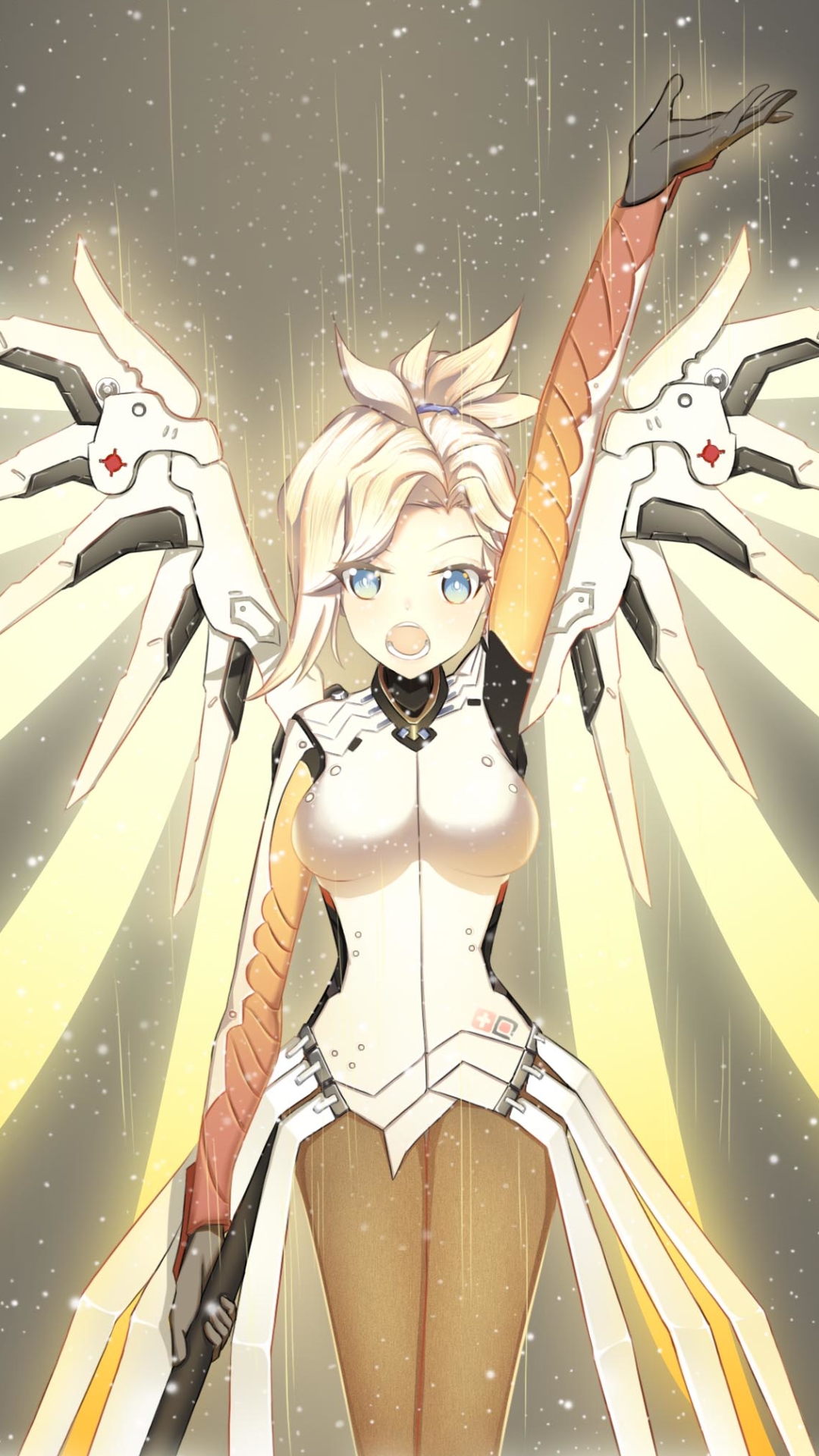 Download mobile wallpaper Overwatch, Video Game, Mercy (Overwatch) for free.