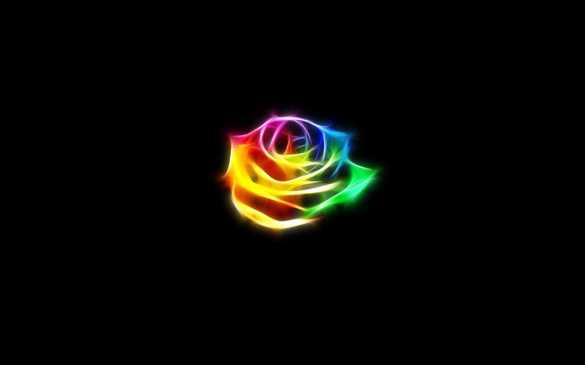 141861 descargar imagen roses, abstracción, fuego, negro, flor, llama, multicolor, abigarrado, el negro: fondos de pantalla y protectores de pantalla gratis