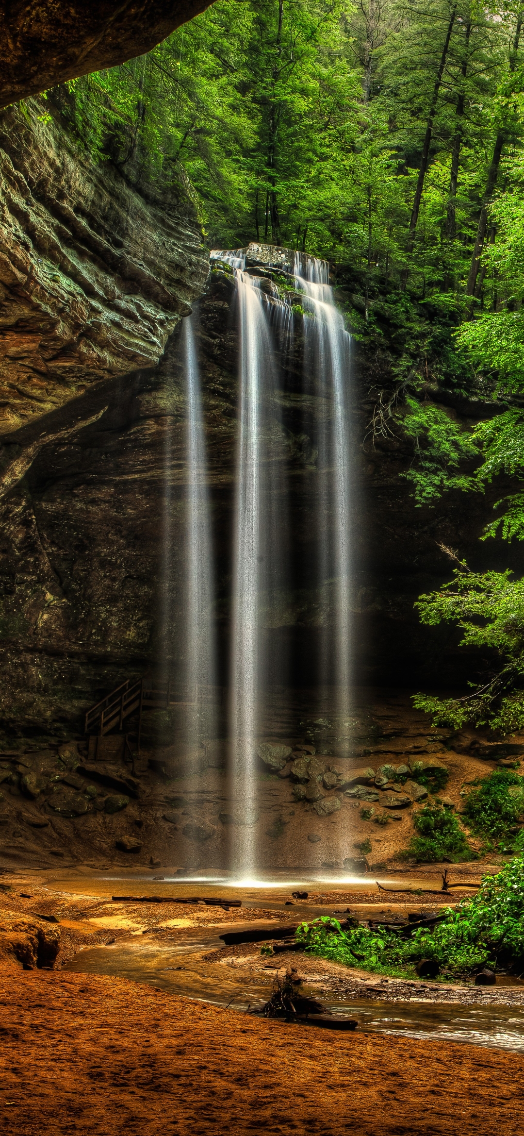 Download mobile wallpaper Waterfalls, Waterfall, Earth, Hdr for free.