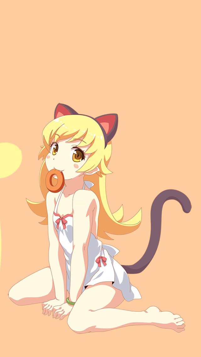 Handy-Wallpaper Animes, Monogatari (Serie), Shinobu Oshino kostenlos herunterladen.