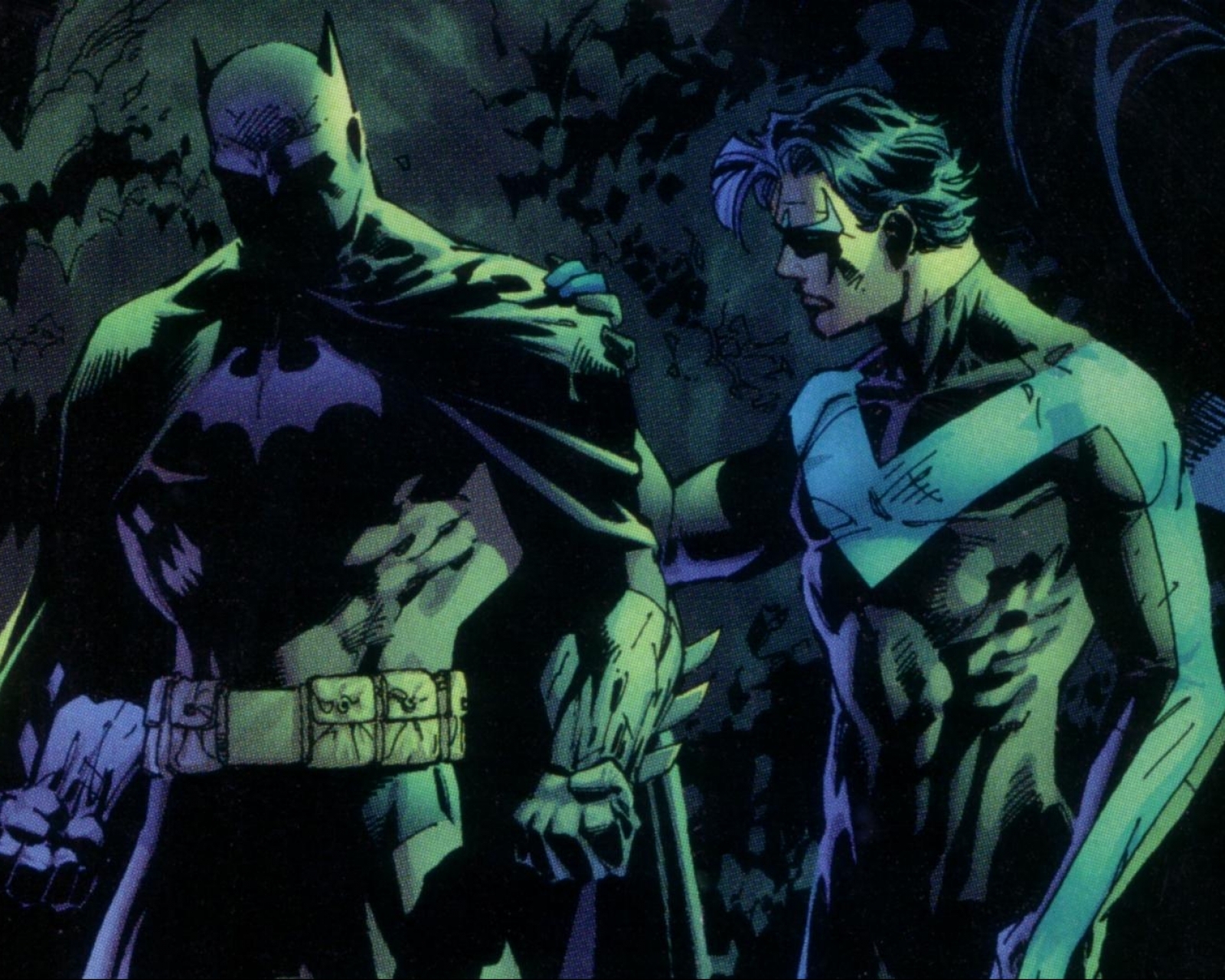 Download mobile wallpaper Batman, Comics, Nightwing for free.