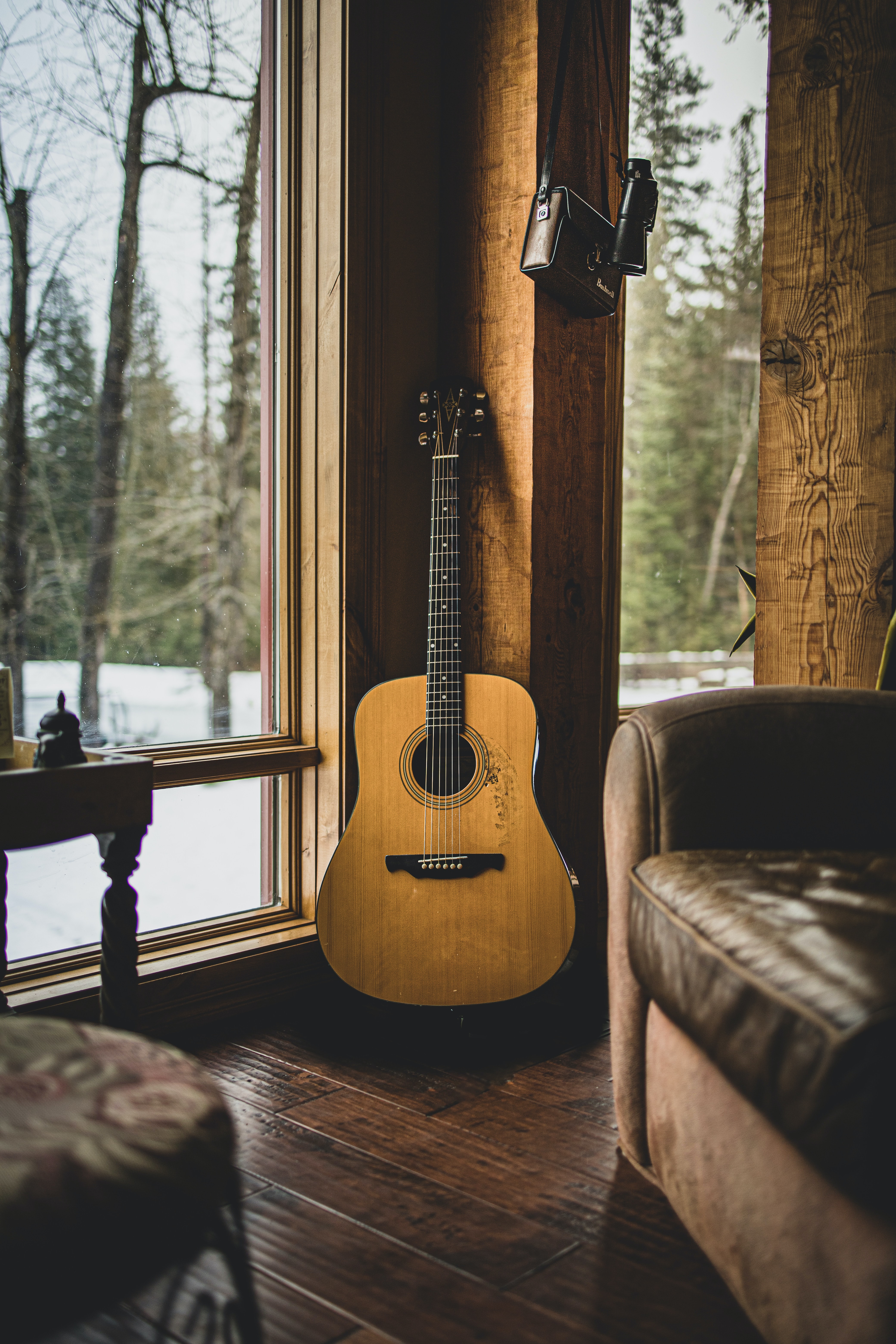 music, guitar, musical instrument, acoustic guitar, brown, wood, wooden Full HD