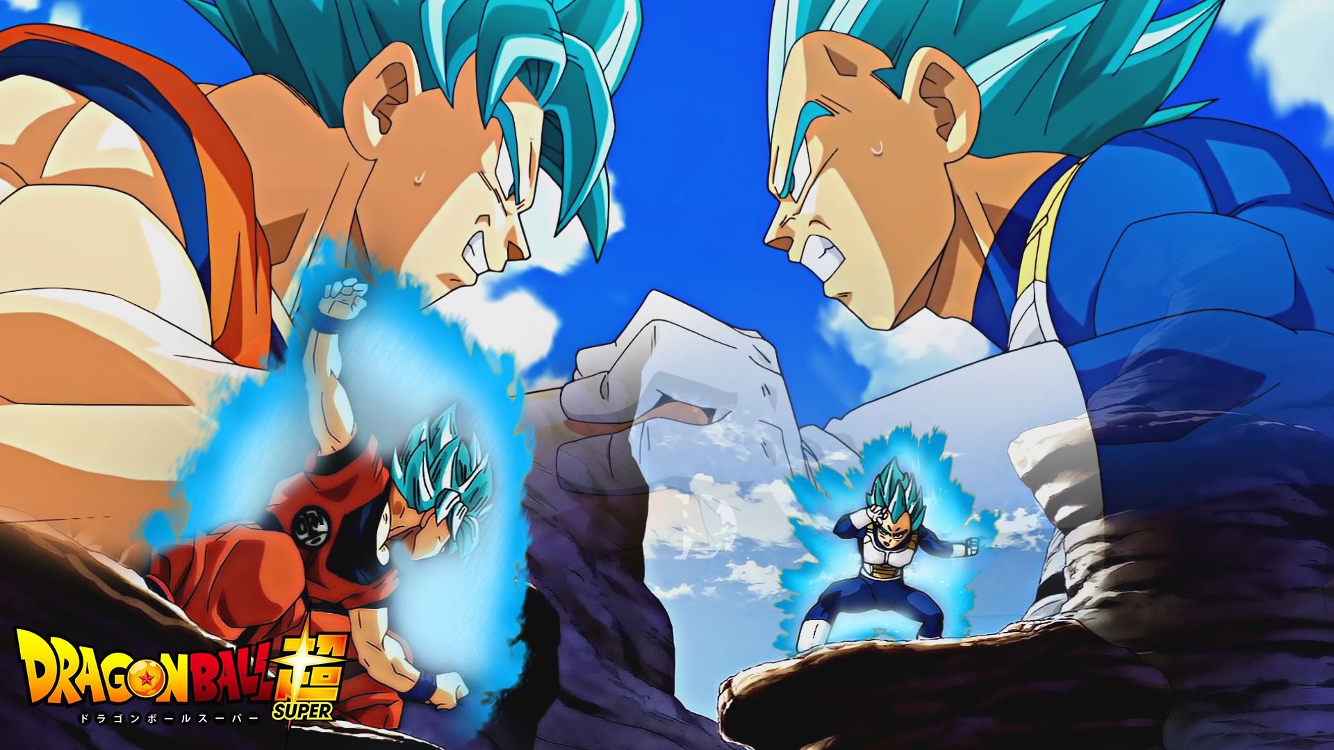 Baixar papel de parede para celular de Anime, Goku, Dragon Ball, Vegeta (Dragon Ball), Dragon Ball Super gratuito.