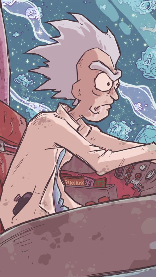 Download mobile wallpaper Space, Tv Show, Rick Sanchez, Rick And Morty, Space Cruiser (Rick And Morty) for free.