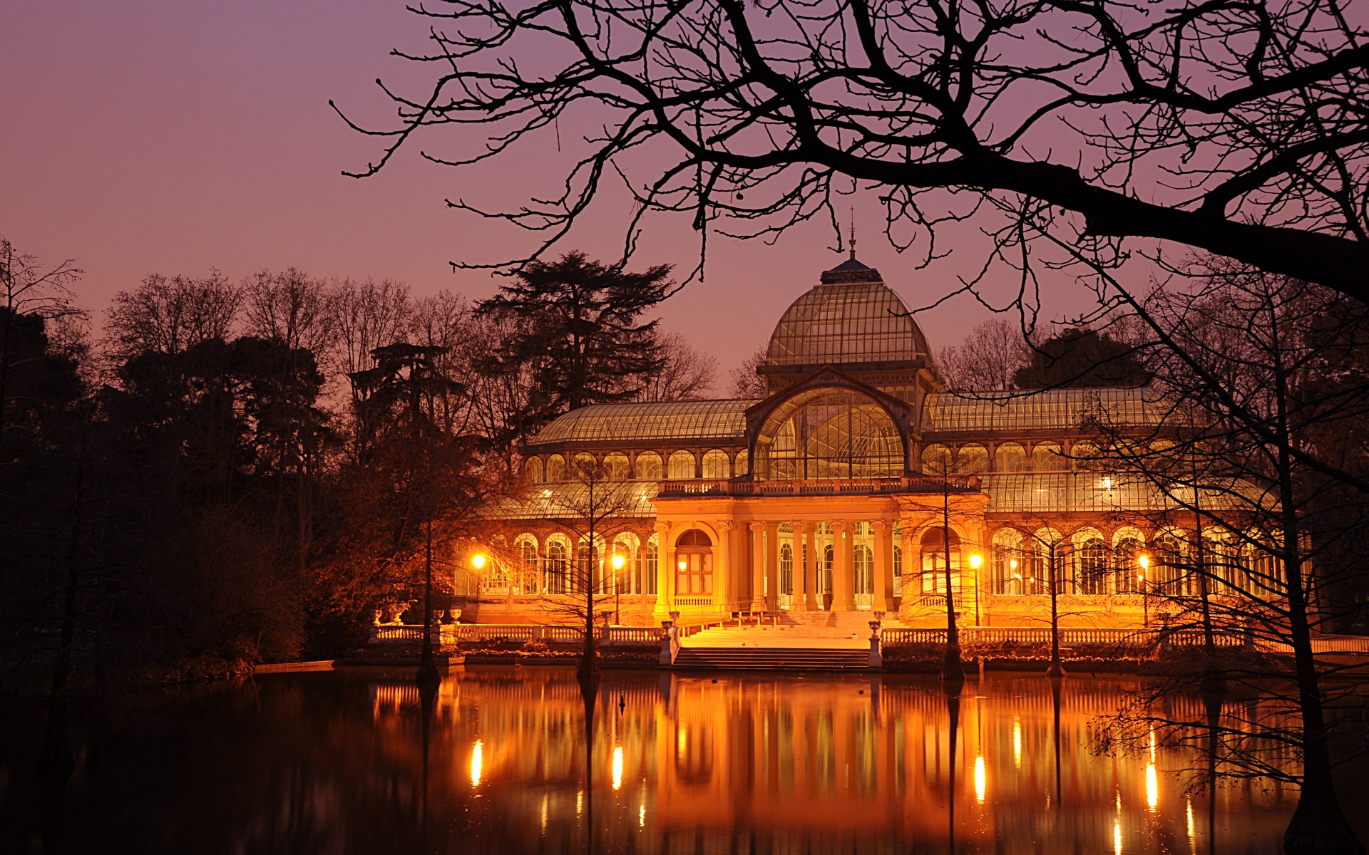 Handy-Wallpaper Menschengemacht, Palacio De Cristal kostenlos herunterladen.