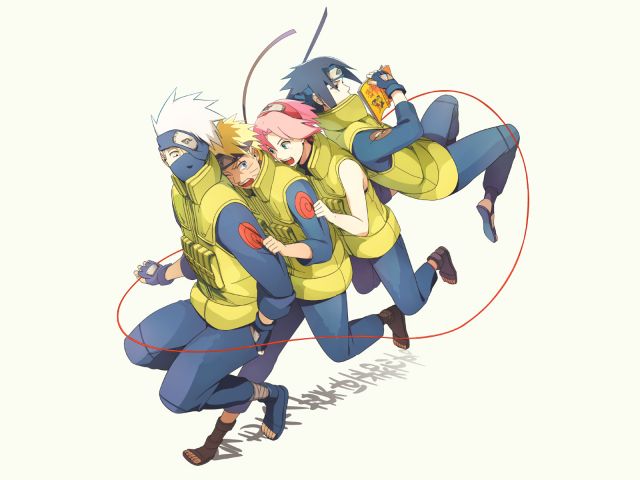 Descarga gratuita de fondo de pantalla para móvil de Naruto, Animado, Sasuke Uchiha, Sakura Haruno, Naruto Uzumaki, Kakashi Hatake.