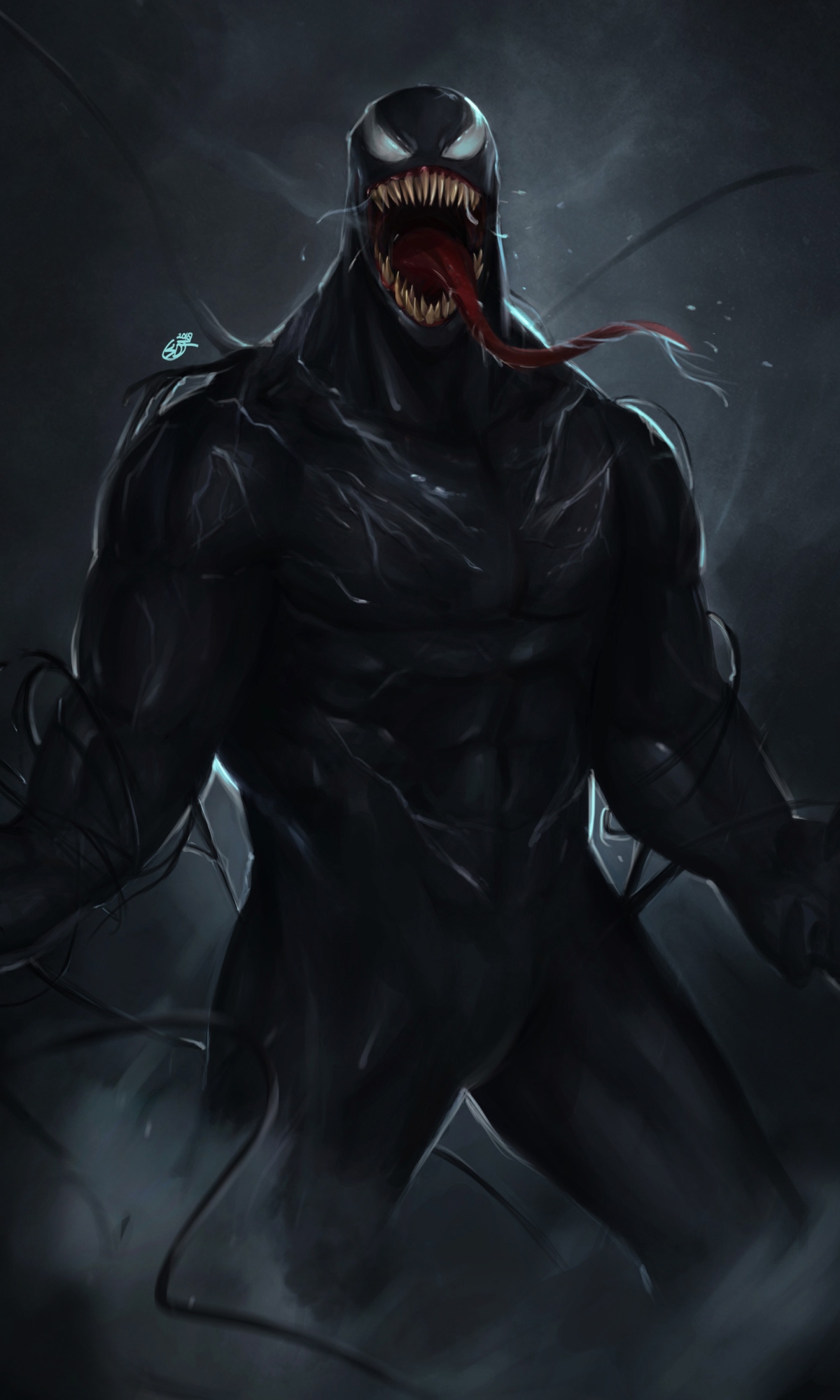 Handy-Wallpaper Comics, Venom kostenlos herunterladen.