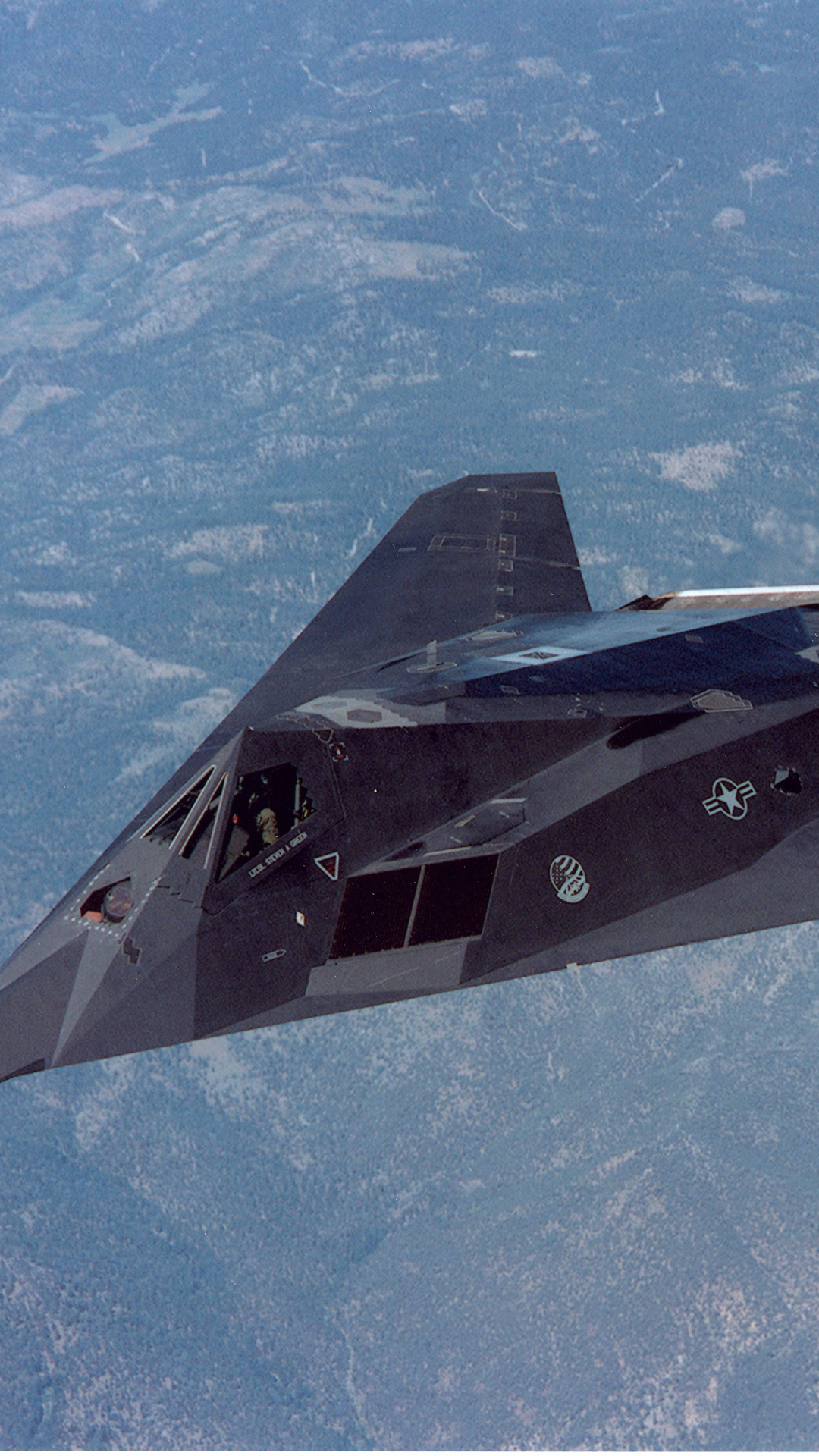 Скачати мобільні шпалери Військовий, Lockheed F 117 Nighthawk, Військова Авіація безкоштовно.