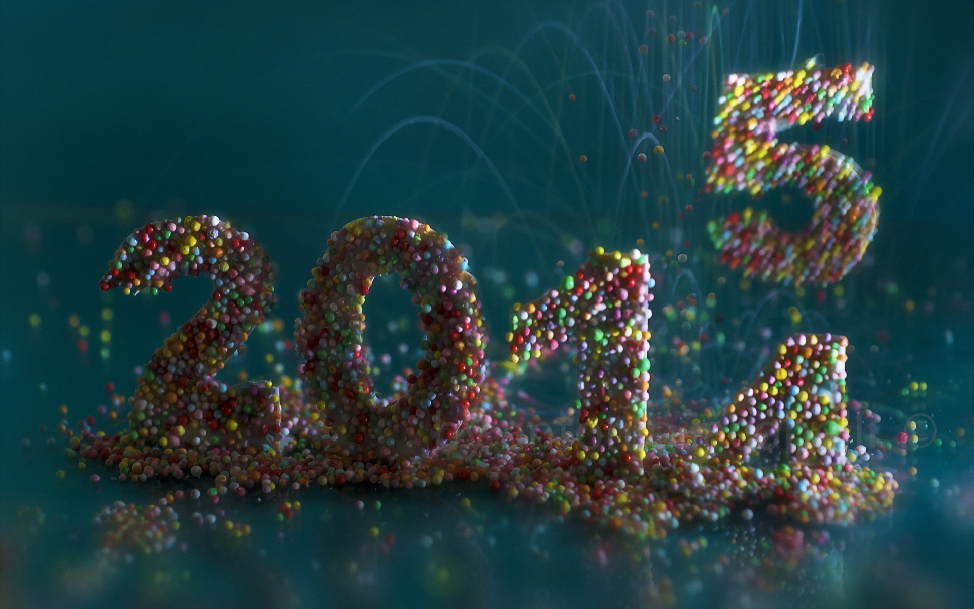 Free download wallpaper Holiday, New Year 2015 on your PC desktop