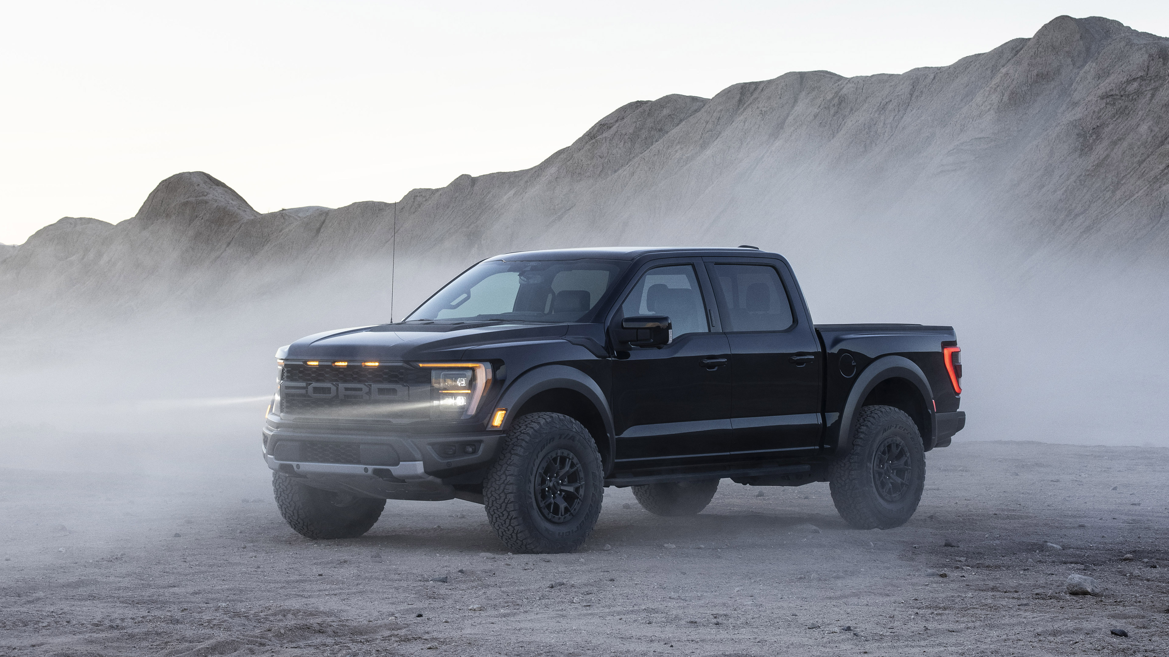 Download mobile wallpaper Ford, Car, Ford F 150, Vehicles, Black Car, Ford F 150 Raptor for free.
