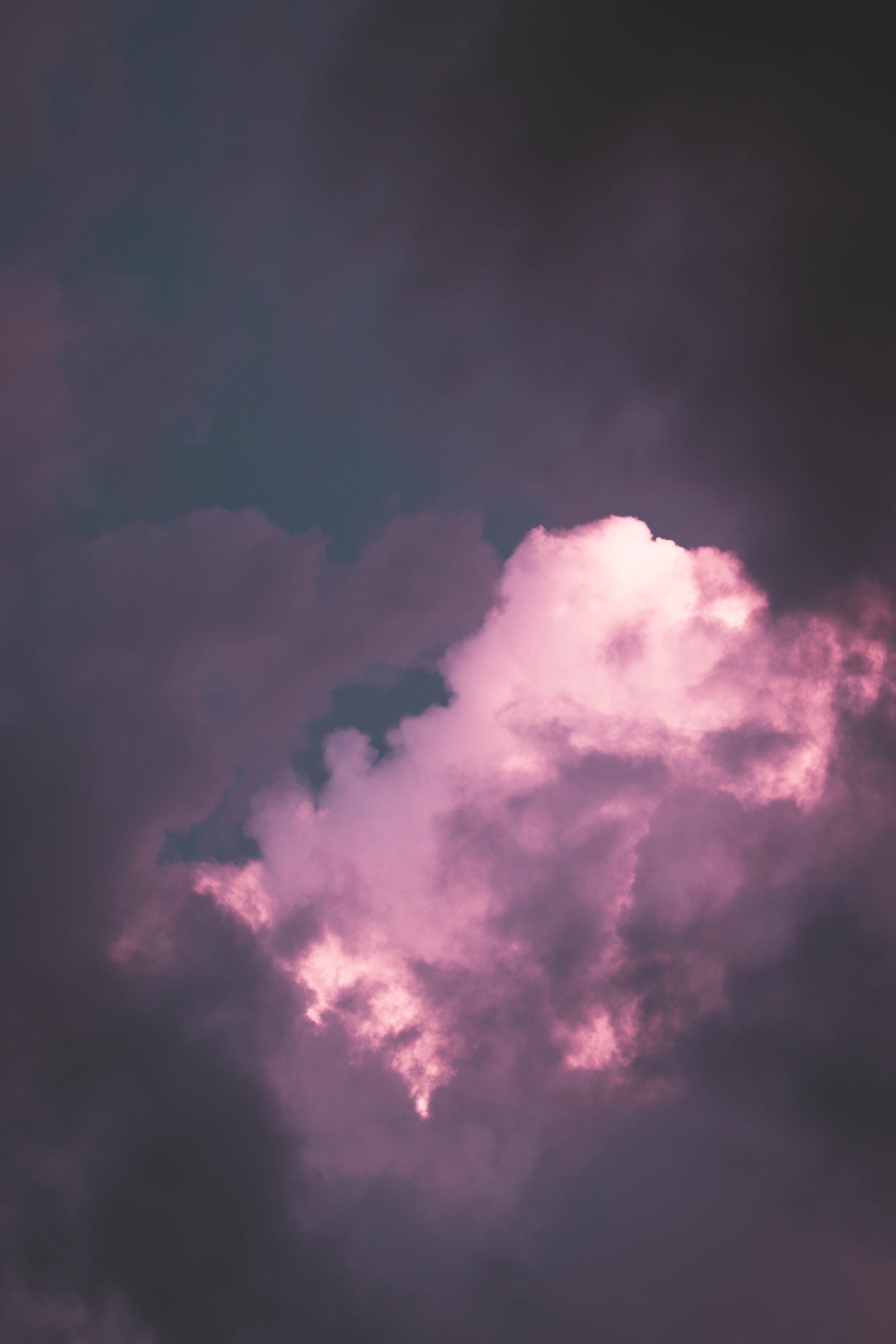 72164 скачать картинку природа, небо, облака, фиолетовый, атмосфера, оттенок - обои и заставки бесплатно