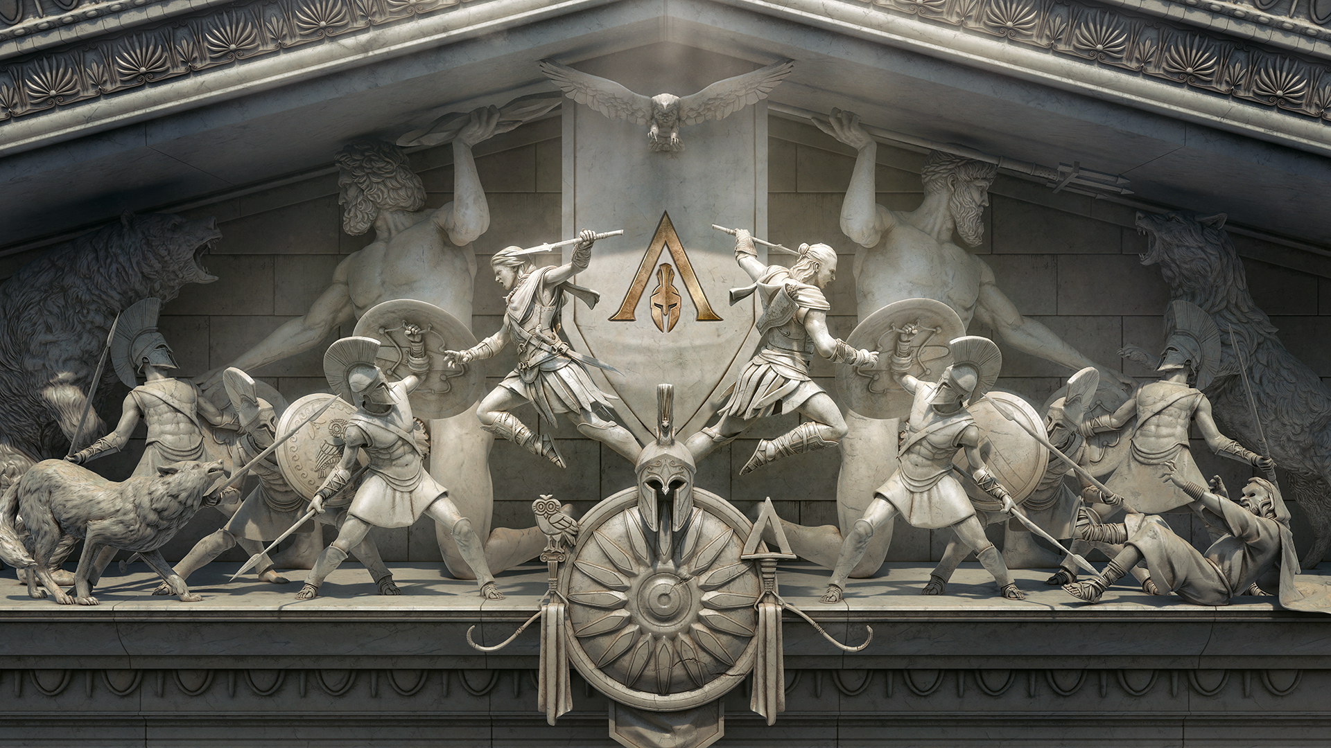 Популярні заставки і фони Assassin's Creed: Одіссея на комп'ютер