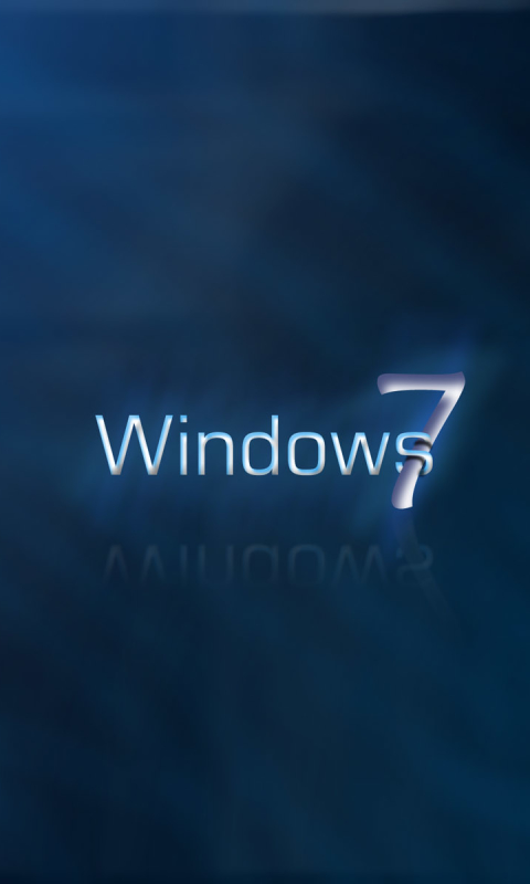 Download mobile wallpaper Windows, Microsoft, Reflection, Technology, Logo, Windows 7 for free.