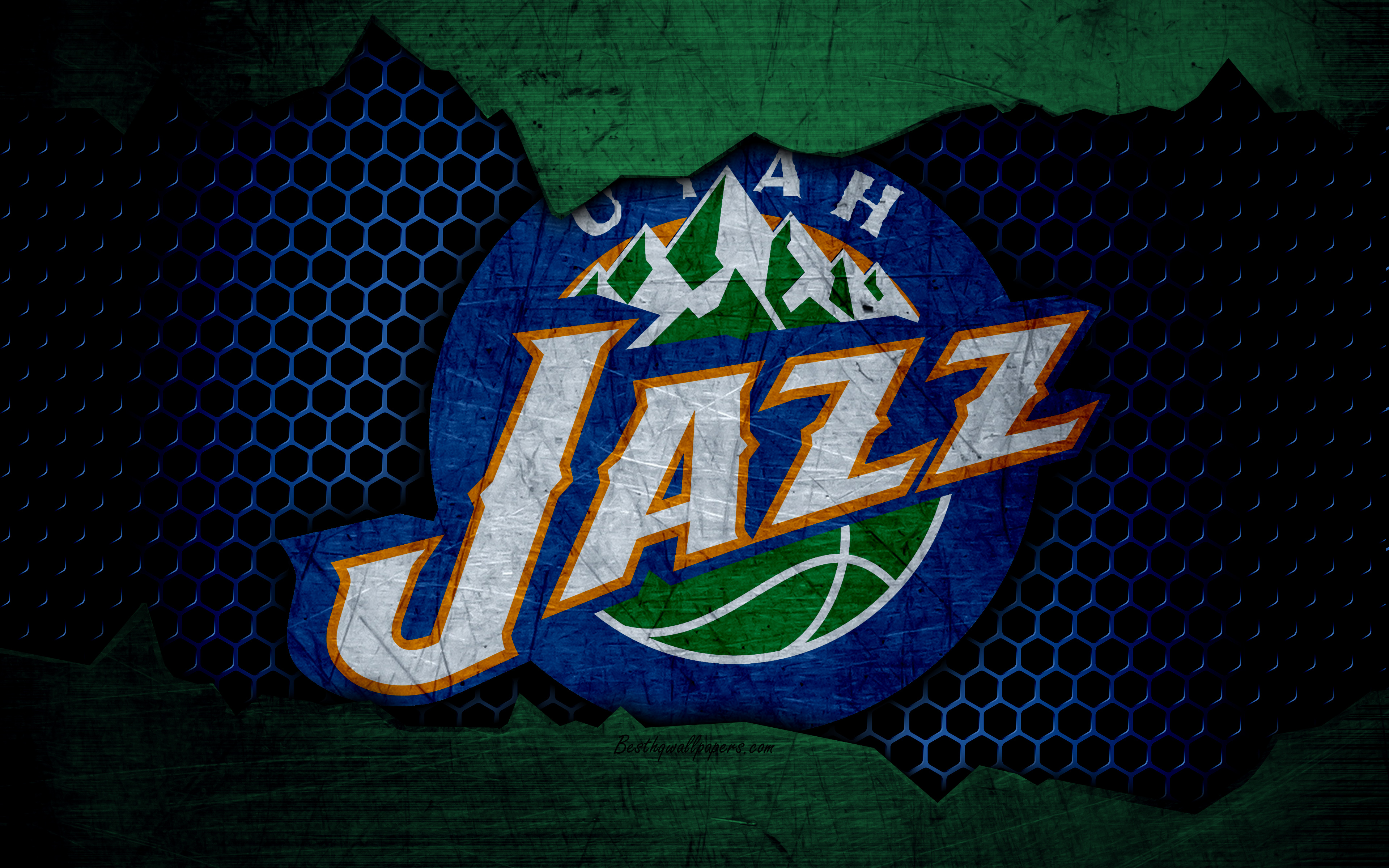 Baixar papel de parede para celular de Esportes, Basquetebol, Logotipo, Nba, Utah Jazz gratuito.