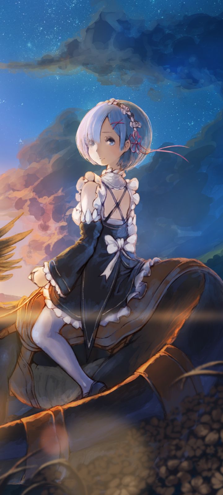 Handy-Wallpaper Animes, Re:zero Das Leben In Einer Anderen Welt Beginnen, Rem (Re: Null) kostenlos herunterladen.