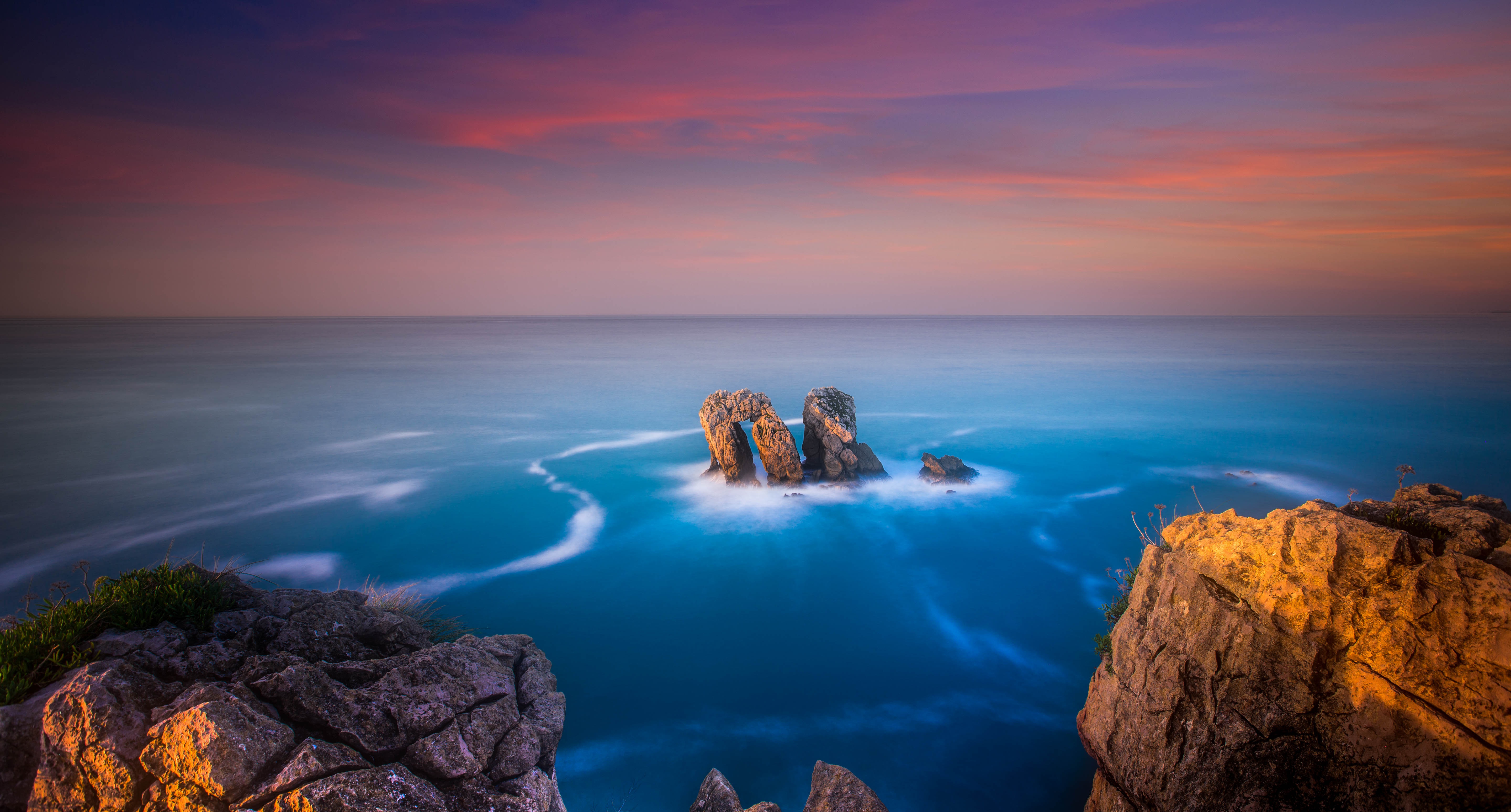 Baixe gratuitamente a imagem Mar, Pedra, Horizonte, Oceano, Terra/natureza na área de trabalho do seu PC