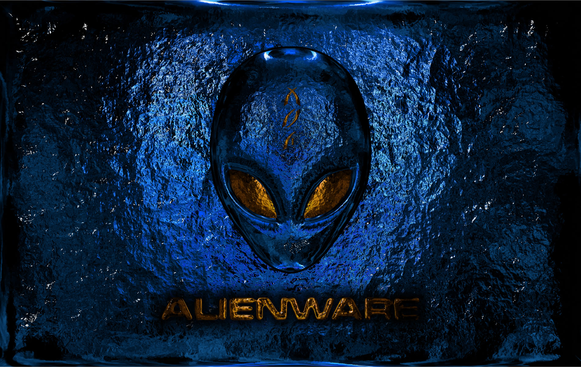 alienware, logo, technology