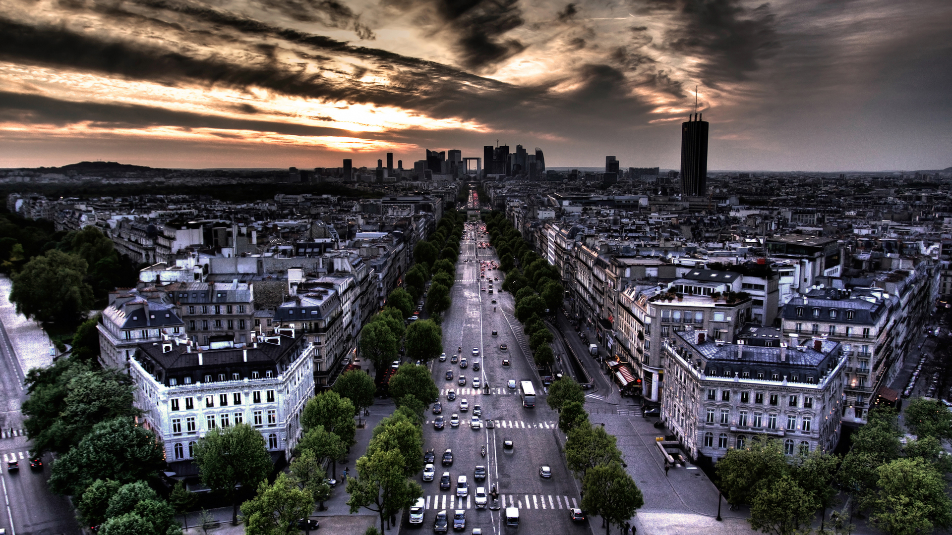 PCデスクトップに風景, 都市, 街, パリ, 建物, フランス, マンメイド, 街並み画像を無料でダウンロード