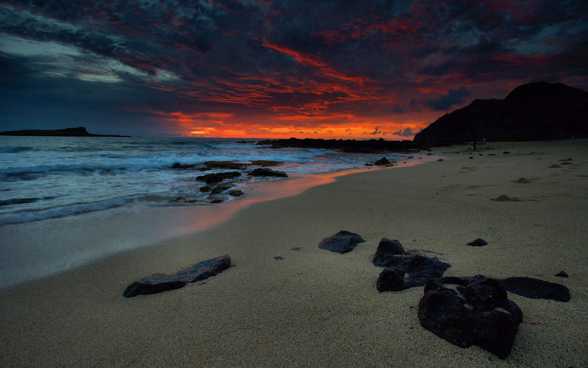 52857 descargar imagen playa, naturaleza, cielo, mar, noche: fondos de pantalla y protectores de pantalla gratis