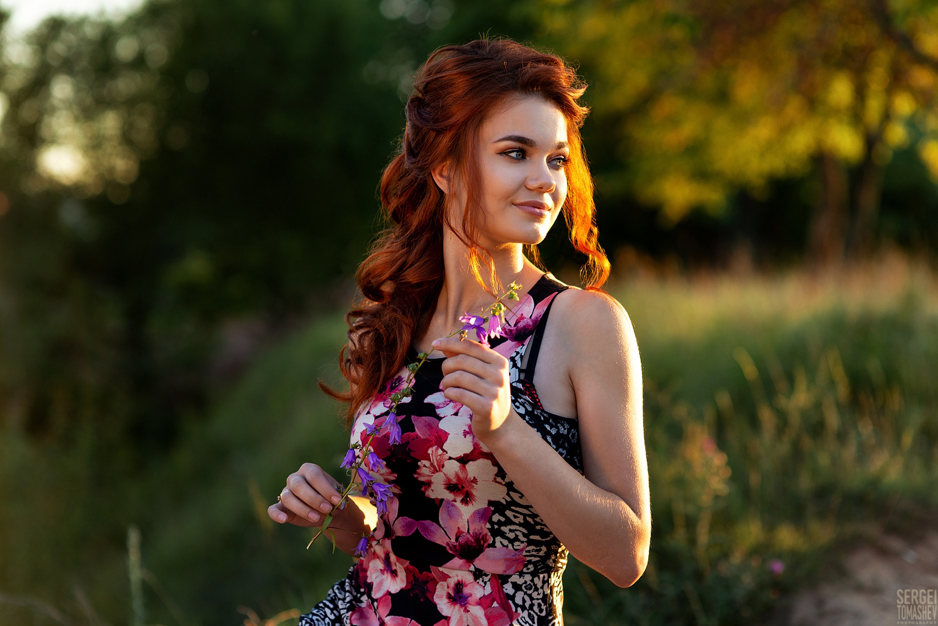 Free download wallpaper Redhead, Mood, Dress, Model, Women, Long Hair, Depth Of Field on your PC desktop