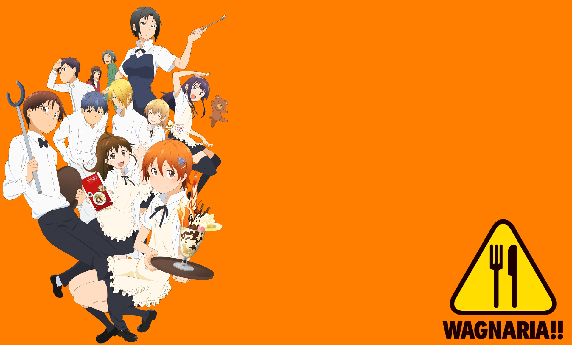 Free download wallpaper Anime, Working!! on your PC desktop