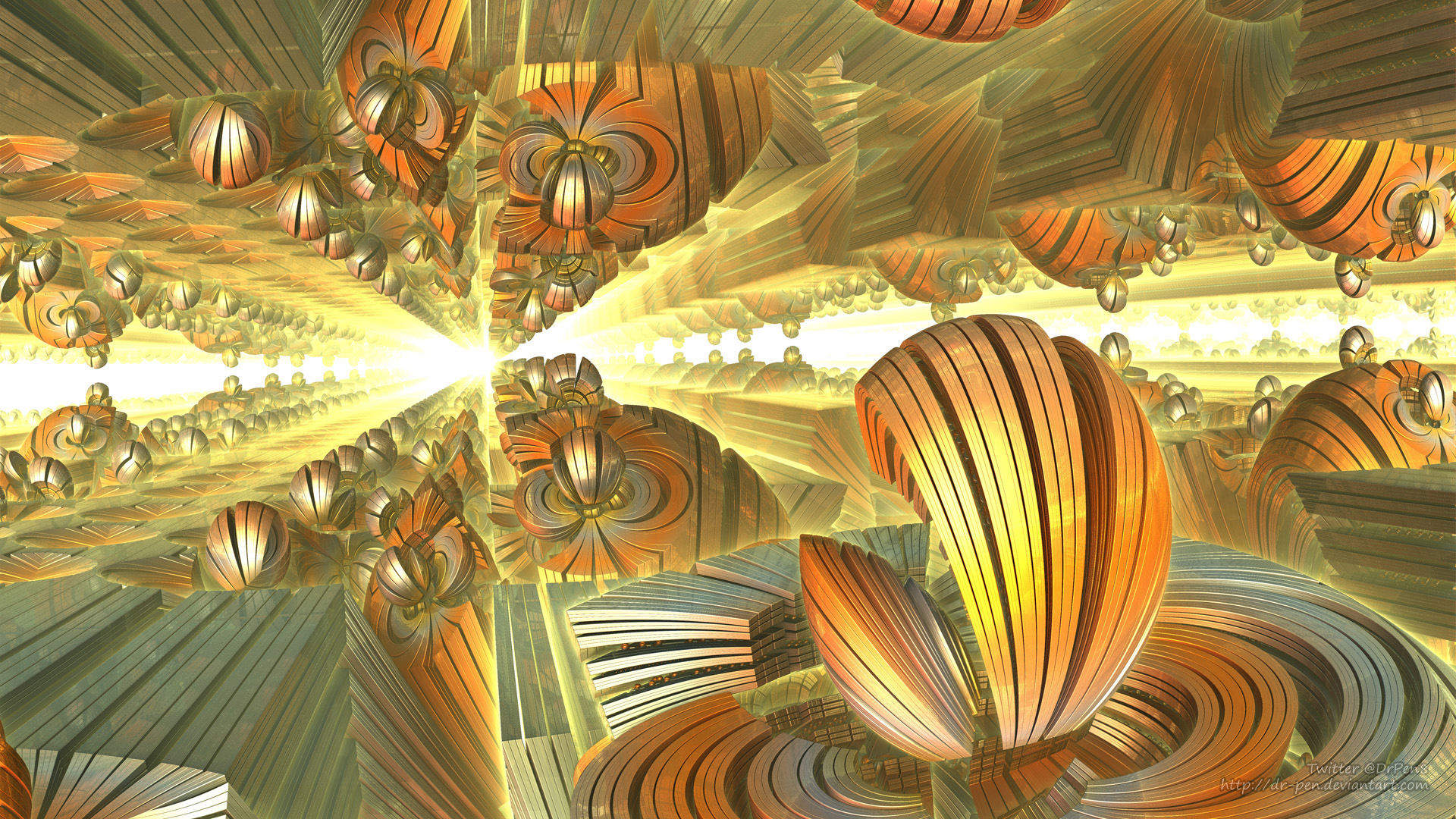 Download mobile wallpaper Abstract, 3D, Fractal, Geometry, Cgi, Mandelbulb 3D for free.