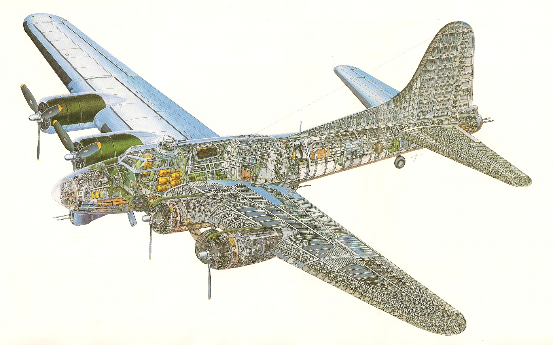 military, boeing b 17 flying fortress, bombers