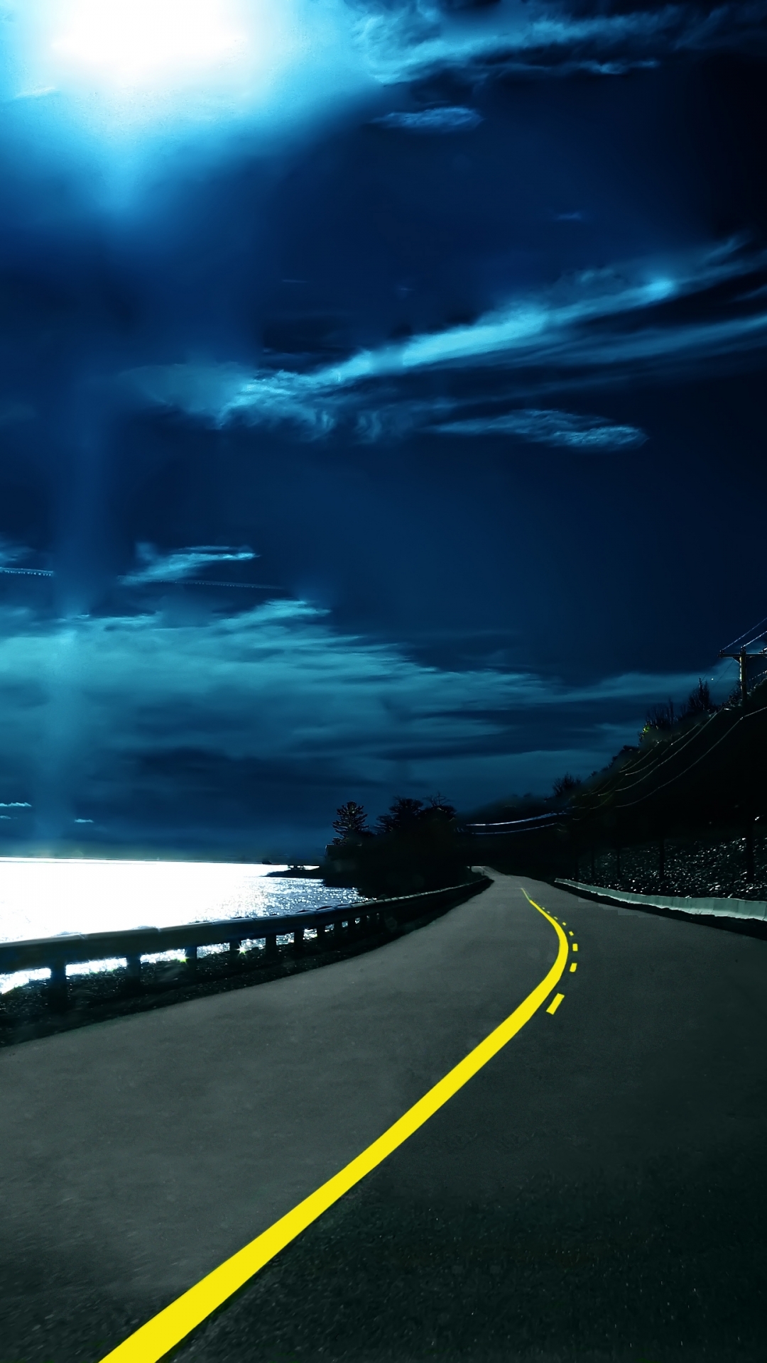 Download mobile wallpaper Water, Road, Earth, Cloud, Man Made for free.